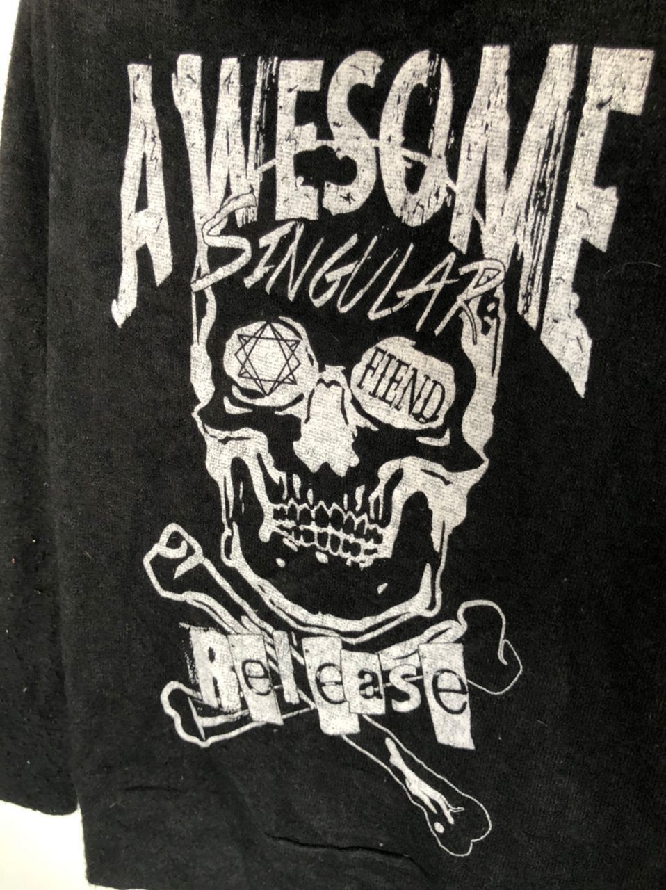 Japanese Brand Ghost of Harlem hodie with skull design Size US S / EU 44-46 / 1 - 7 Thumbnail