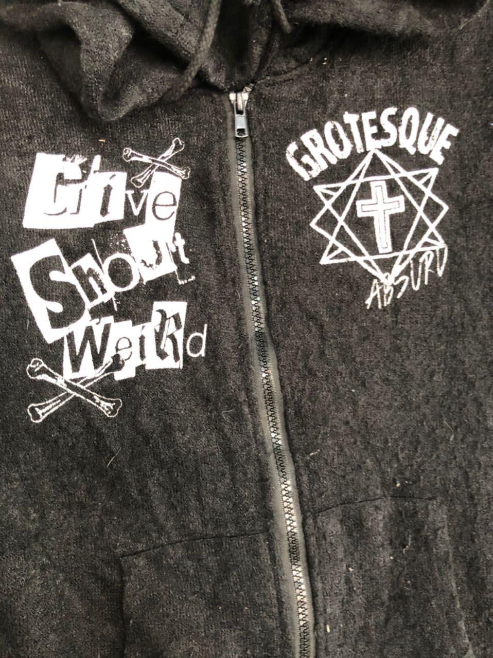 Japanese Brand Ghost of Harlem hodie with skull design Size US S / EU 44-46 / 1 - 4 Thumbnail