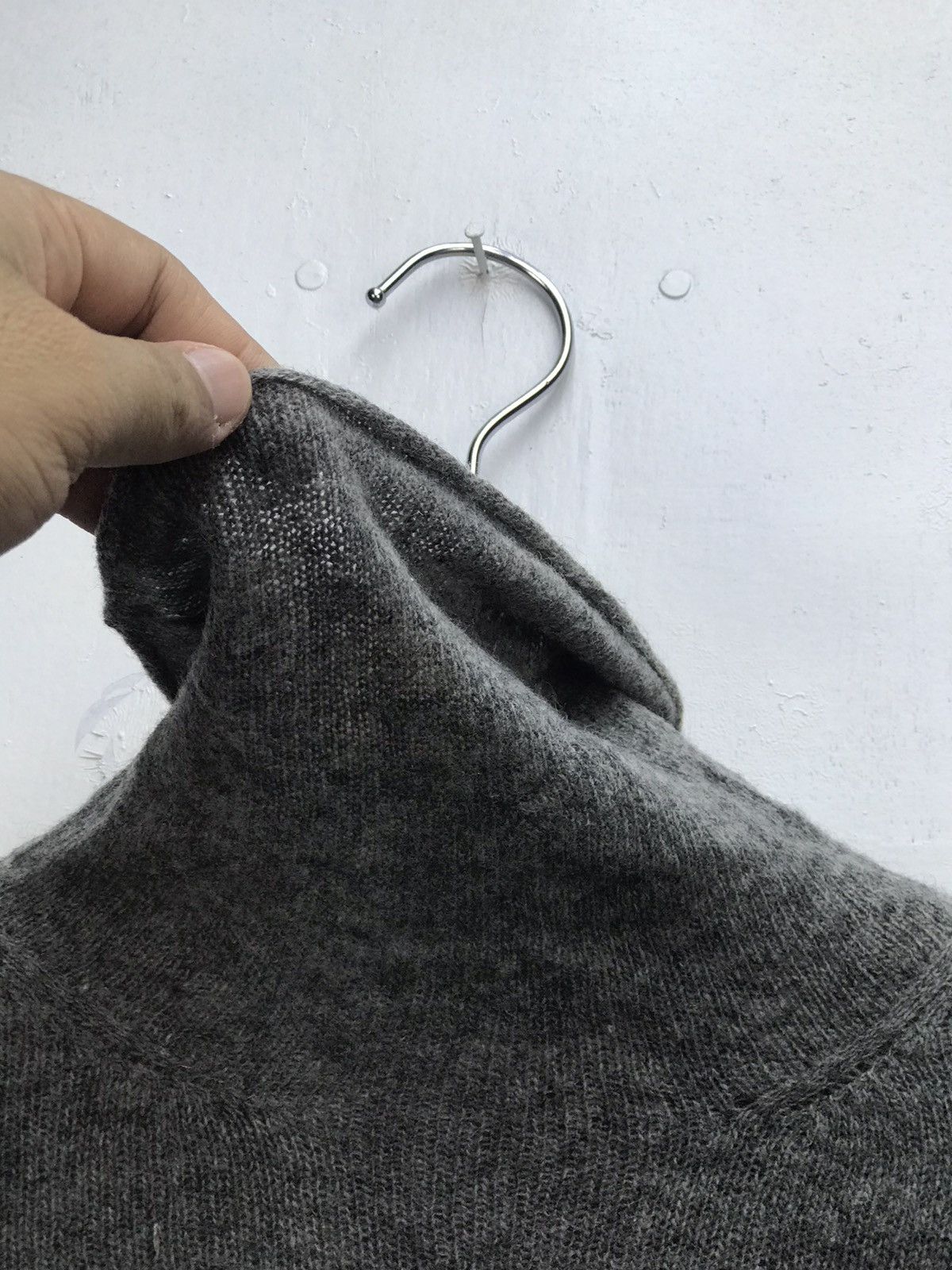 Yohji Yamamoto Vintage Yohji Yamamoto Turtle Neck Wool Shirt Size M / US 6-8 / IT 42-44 - 3 Thumbnail