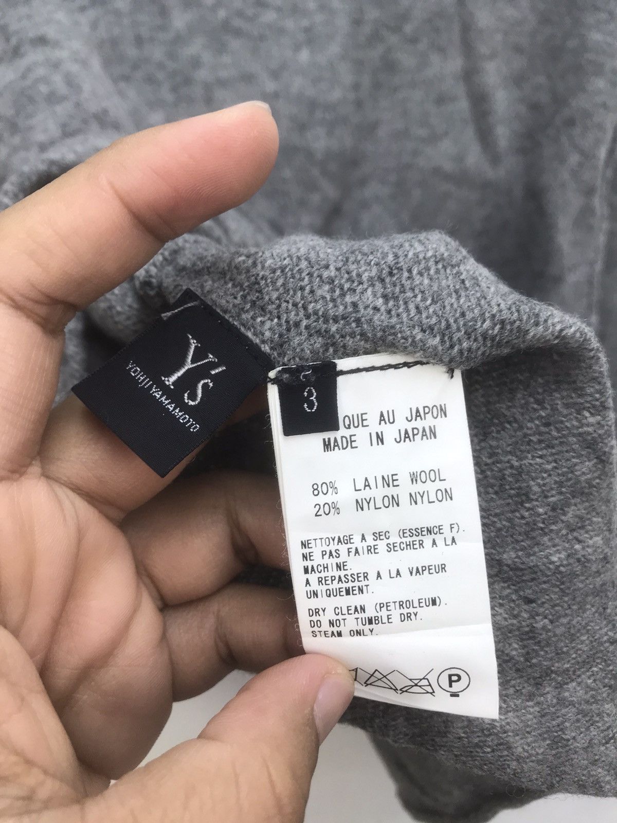 Yohji Yamamoto Vintage Yohji Yamamoto Turtle Neck Wool Shirt Size M / US 6-8 / IT 42-44 - 8 Thumbnail
