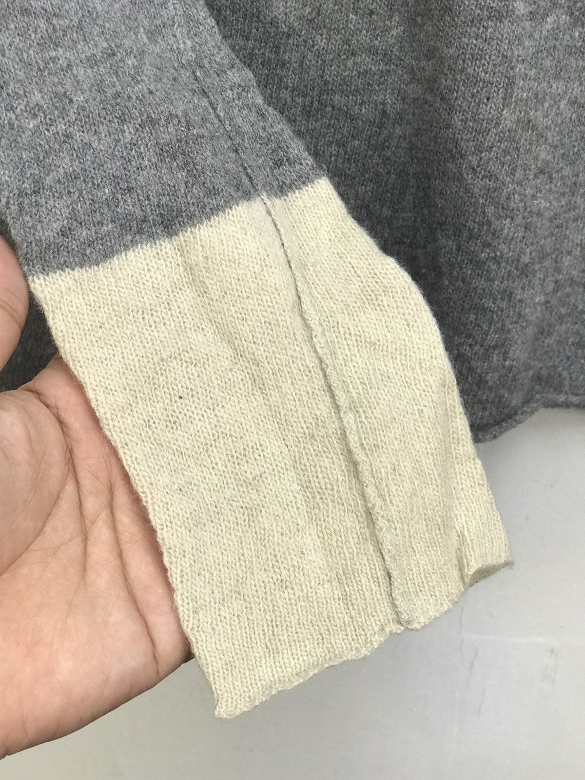 Yohji Yamamoto Vintage Yohji Yamamoto Turtle Neck Wool Shirt Size M / US 6-8 / IT 42-44 - 4 Thumbnail
