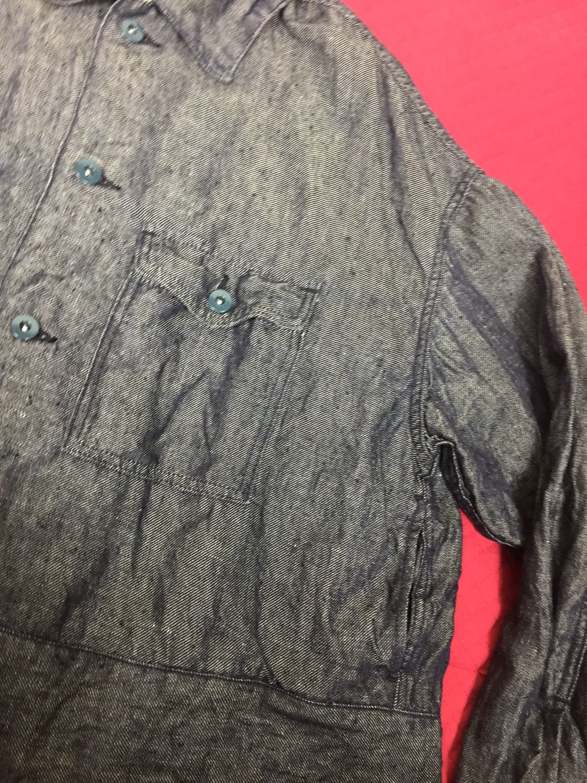Undecorated Man Undecorated Man Denim Linen Jacket. J071 Size US XL / EU 56 / 4 - 15 Thumbnail