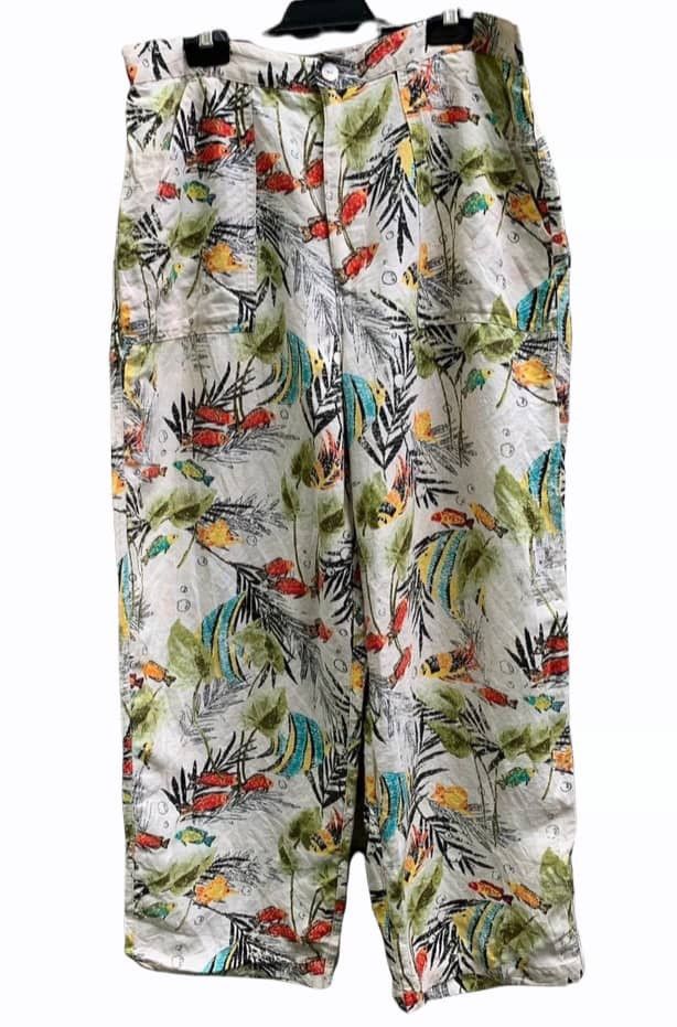 Chicos Chico’s Design Full Printed Pants Size US 30 / EU 46 - 1 Thumbnail