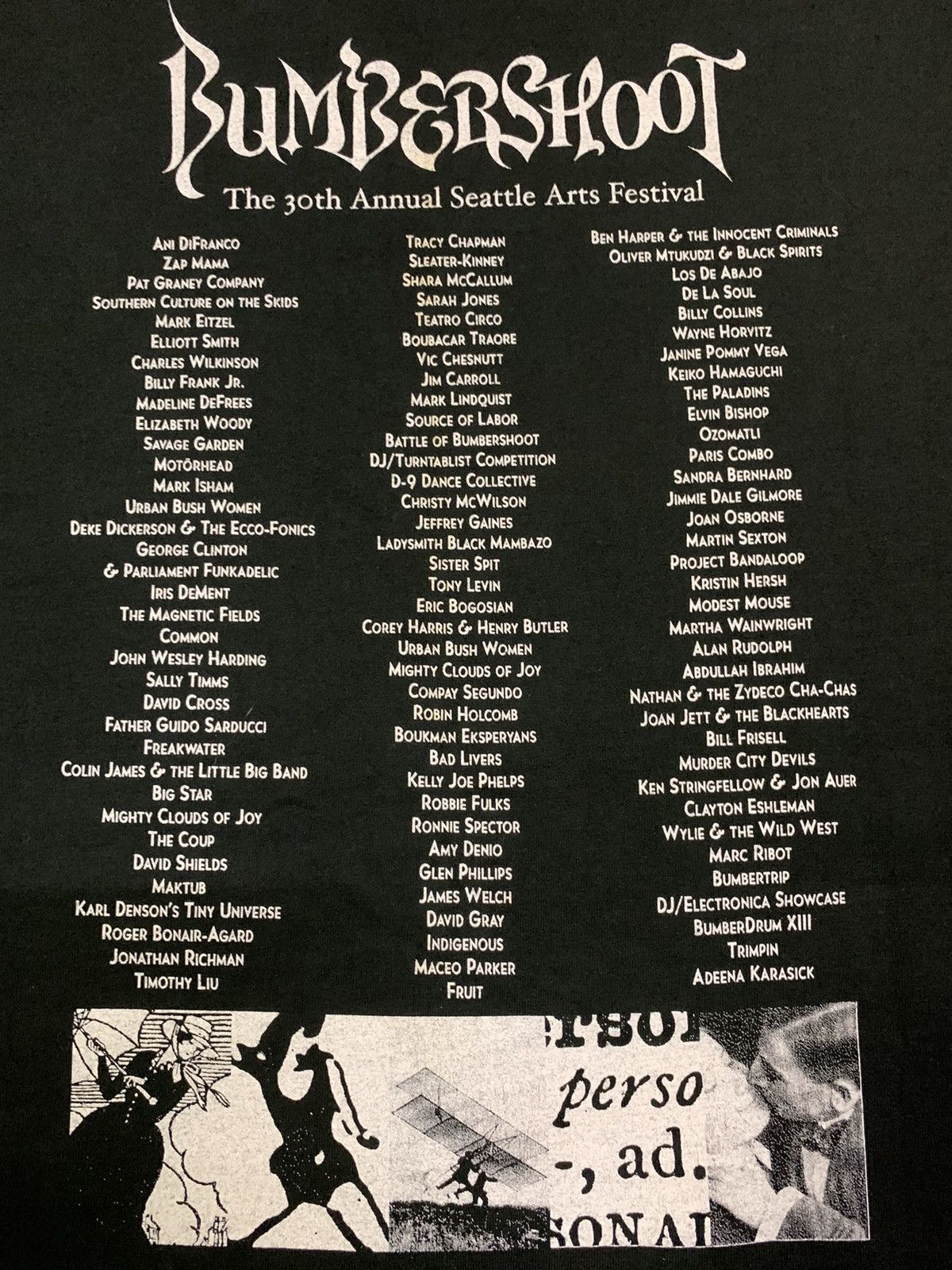 Band Tees Bumbershoot 2000 The 30th Annual Seattle Arts Festival shirt Size US XL / EU 56 / 4 - 14 Thumbnail