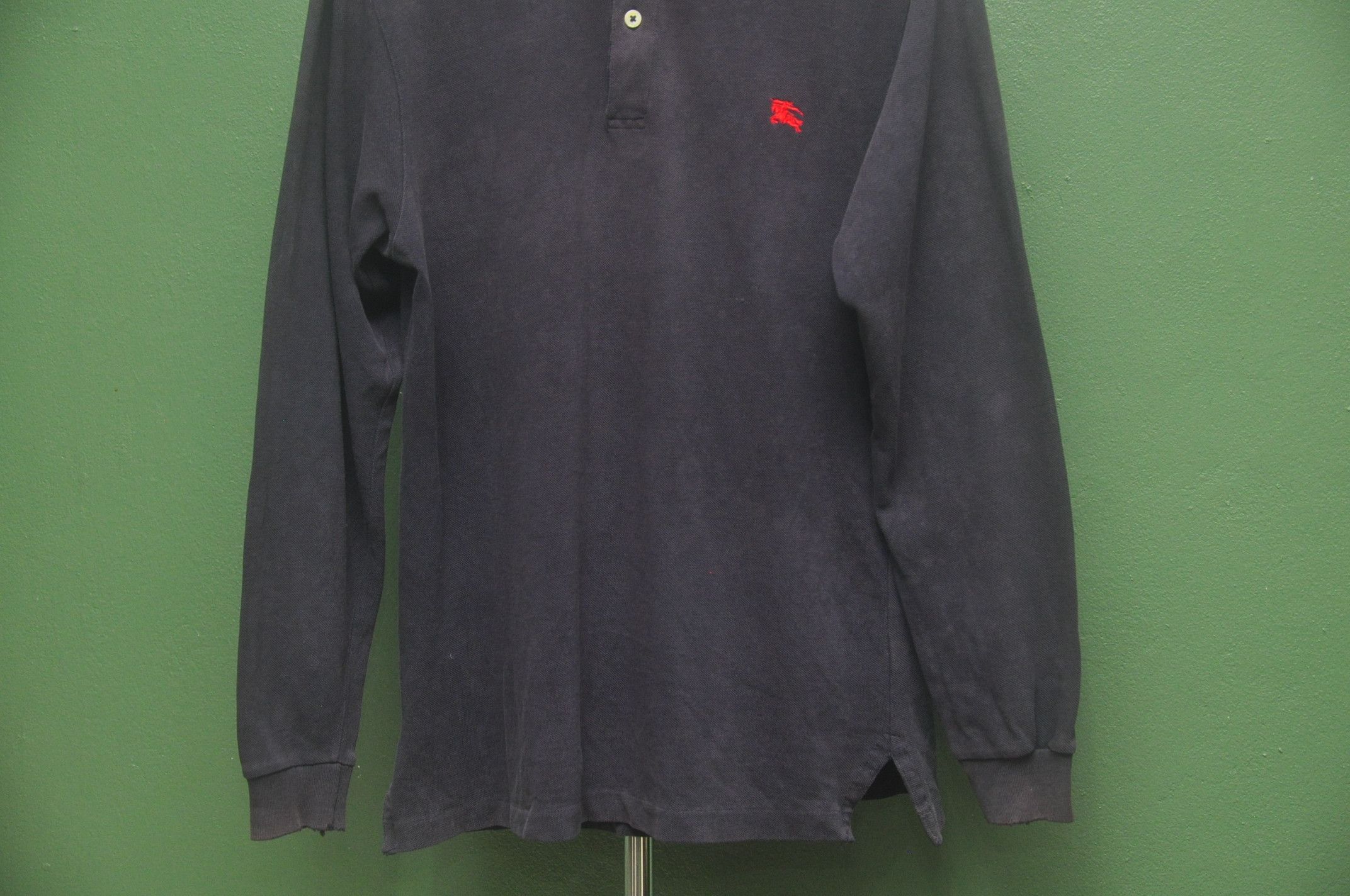 Burberry × Japanese Brand × Vintage Vintage Burberry Long Sleeve Travis Scott Fashion Style Size US L / EU 52-54 / 3 - 4 Thumbnail