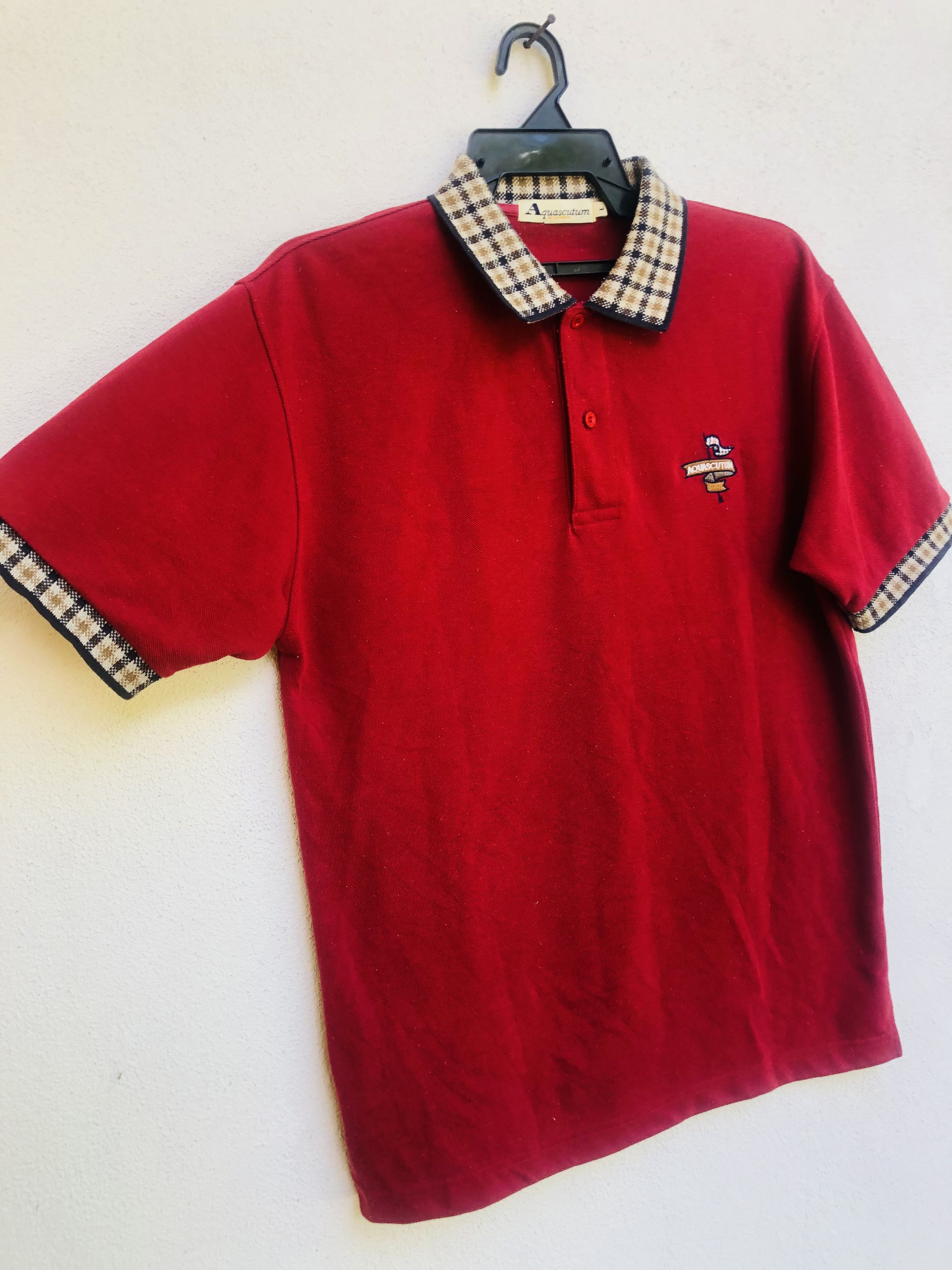 Aquascutum × Vintage Vintage Aquascuntum Designer Fashion Style Shirt Size US L / EU 52-54 / 3 - 4 Thumbnail