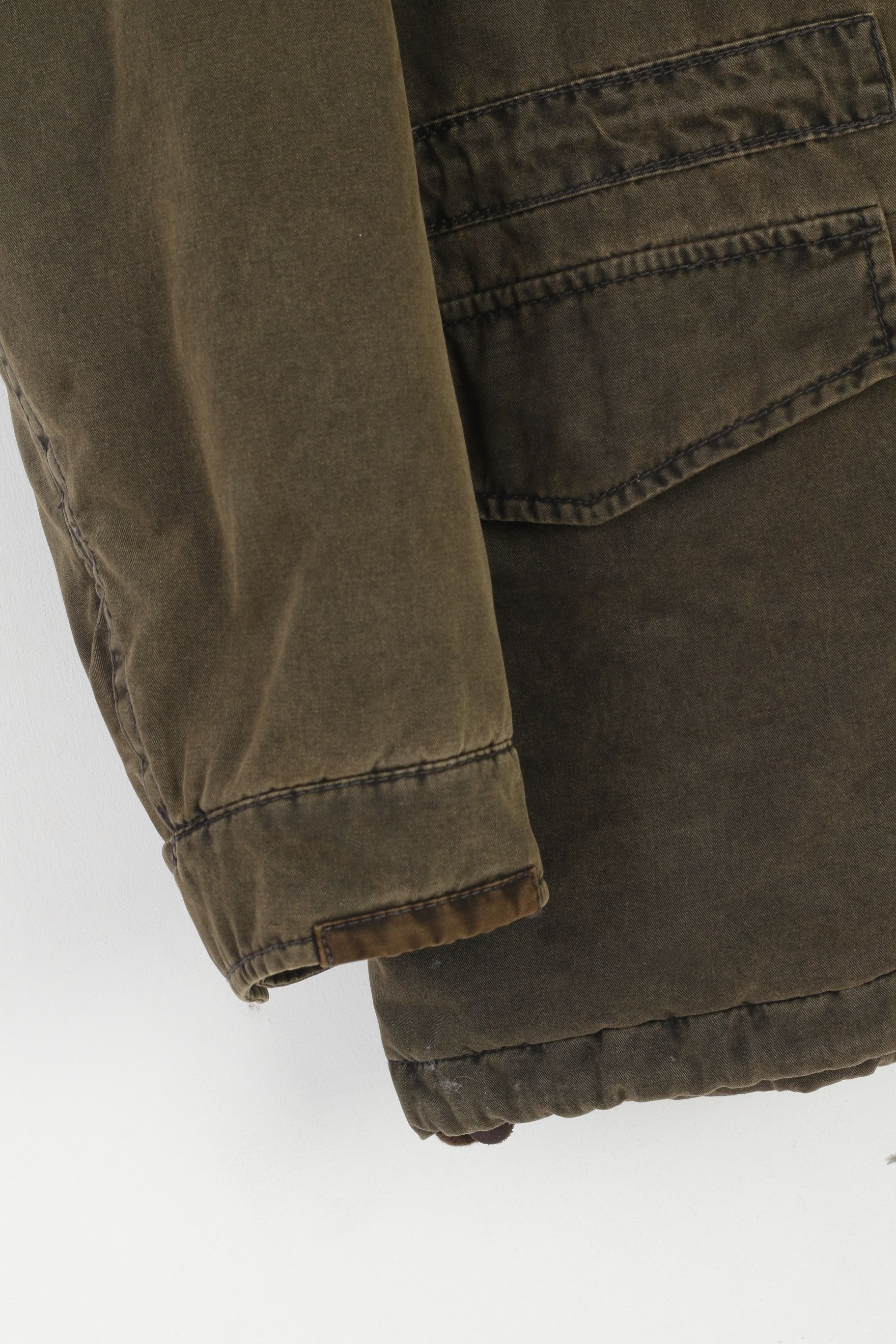 camel active Camel Active Men 54 L Jacket Green Padded Cotton Parka 1344 Size US L / EU 52-54 / 3 - 4 Thumbnail