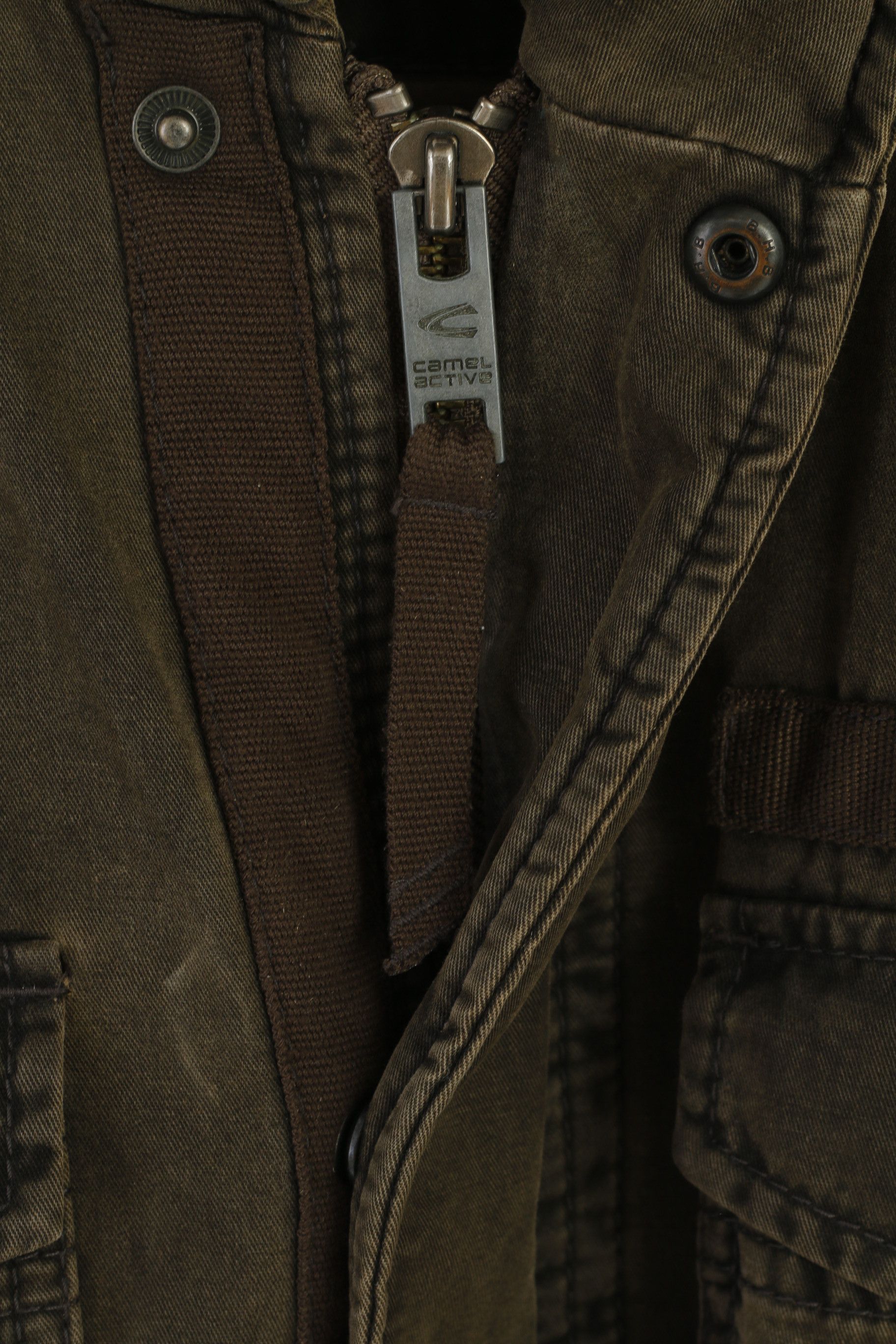 camel active Camel Active Men 54 L Jacket Green Padded Cotton Parka 1344 Size US L / EU 52-54 / 3 - 5 Thumbnail