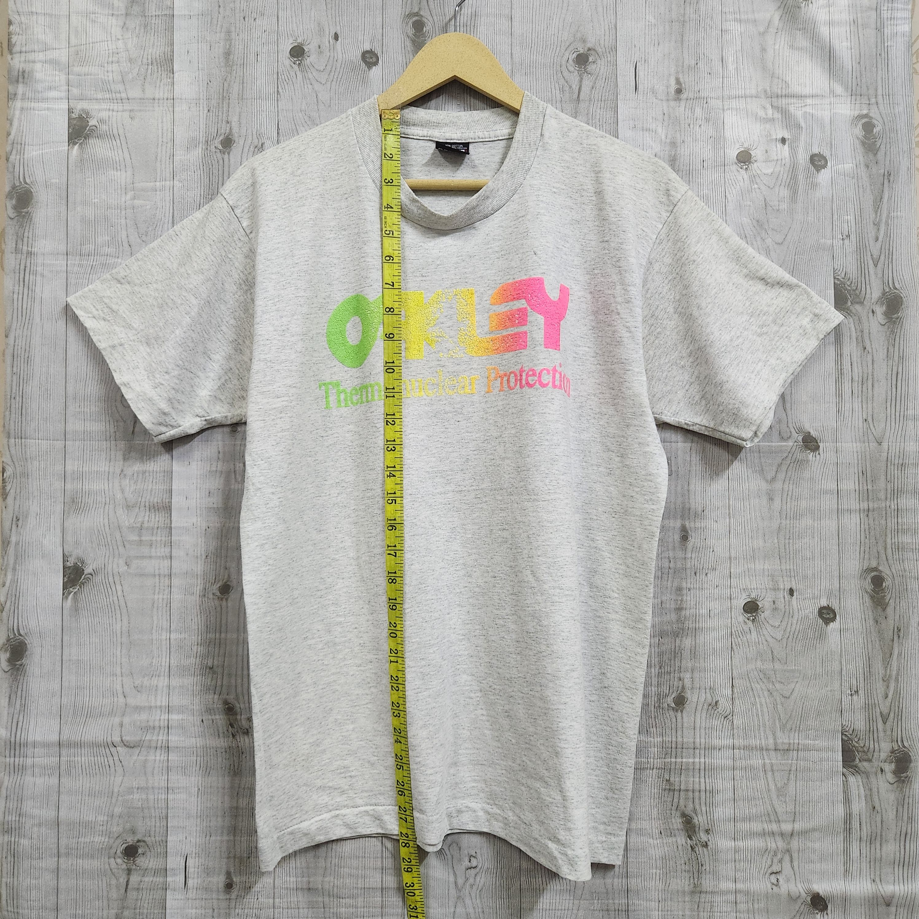 Fruit Of The Loom × Oakley × Vintage Vintage OAKLEY Thermonuclear Protection Fruit Of The Loom Size US L / EU 52-54 / 3 - 15 Thumbnail