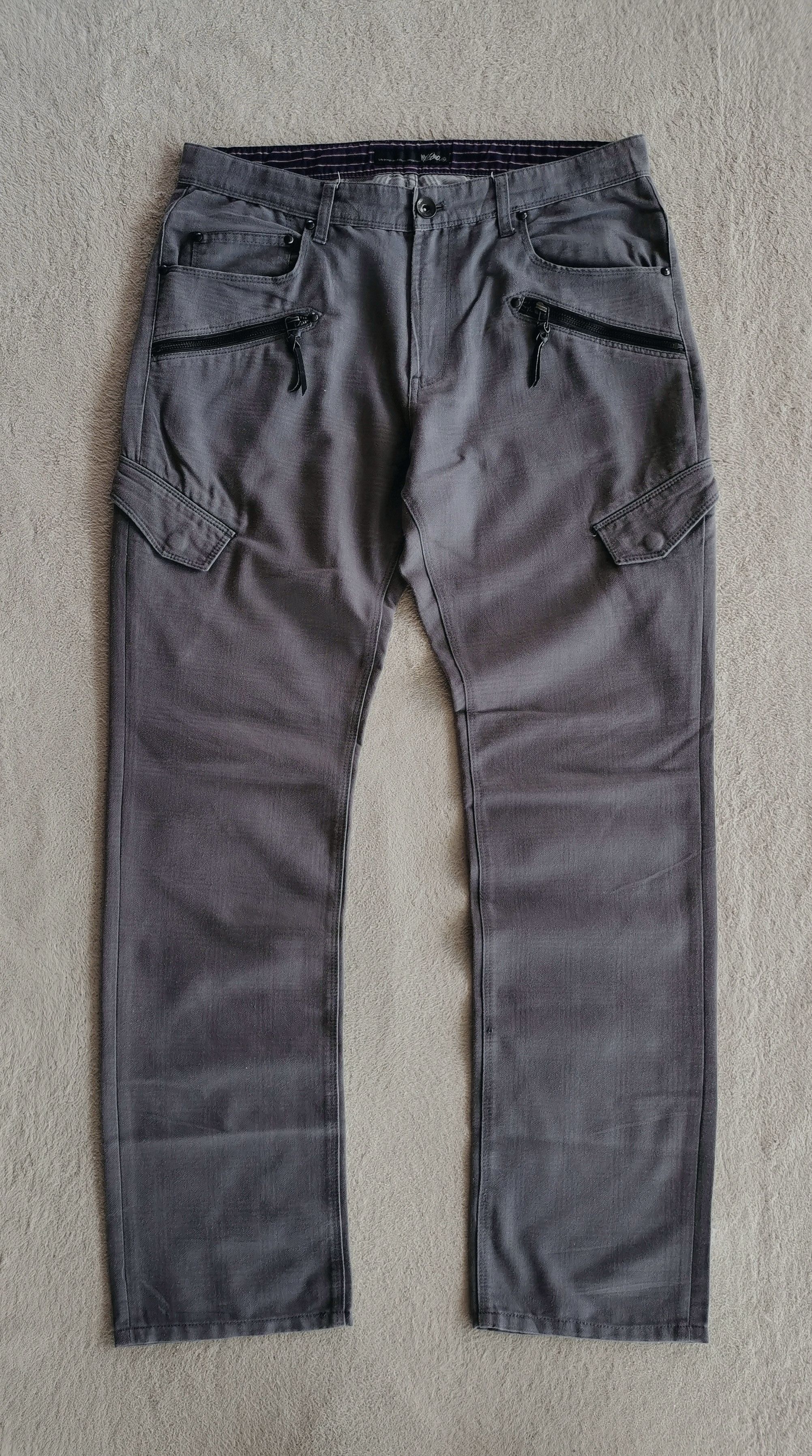 Mossimo Seditionaries Mossimo Streetwear Japan Zipper Cargo Pants Size US 34 / EU 50 - 3 Thumbnail