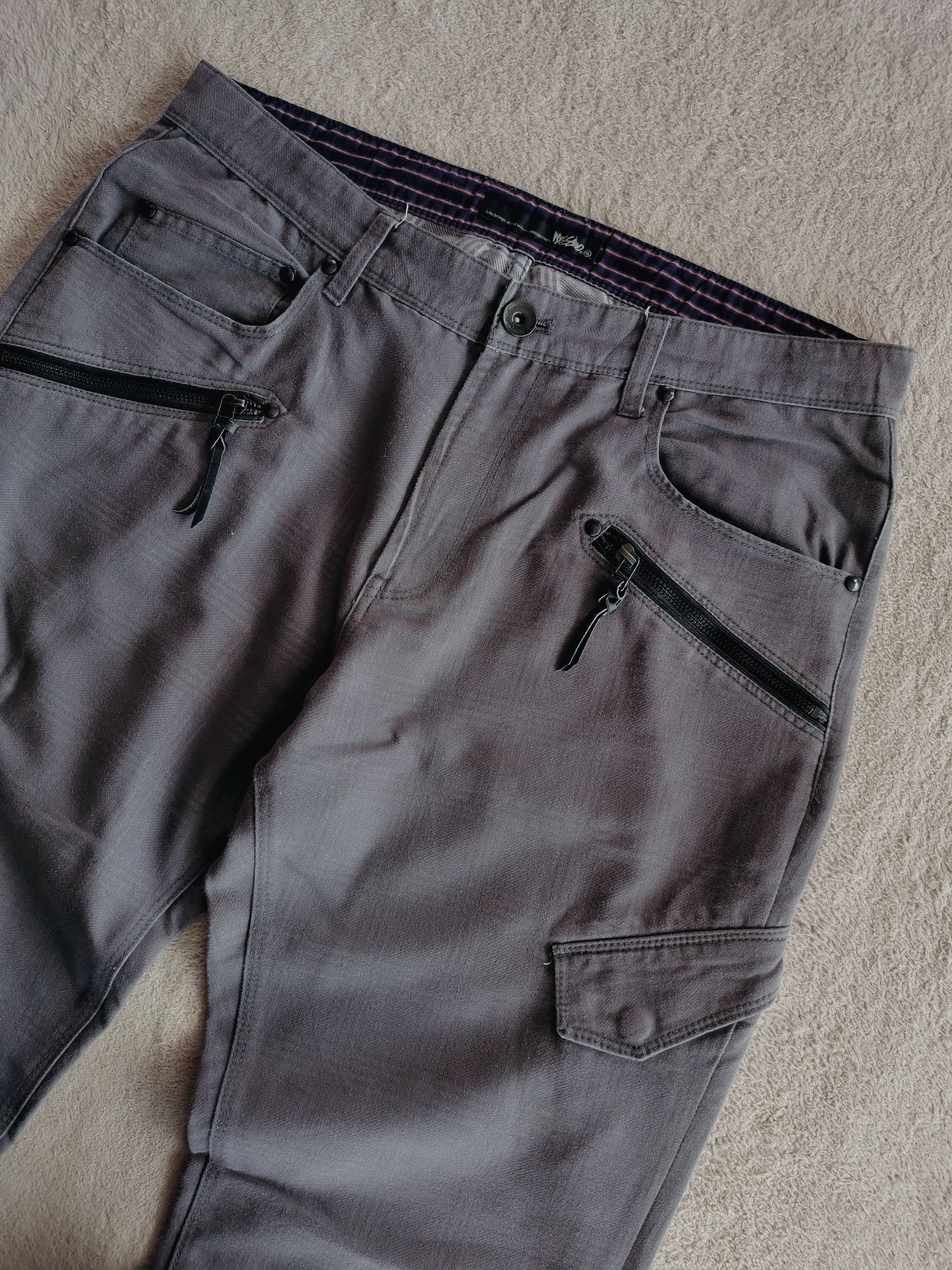 Mossimo Seditionaries Mossimo Streetwear Japan Zipper Cargo Pants Size US 34 / EU 50 - 2 Thumbnail