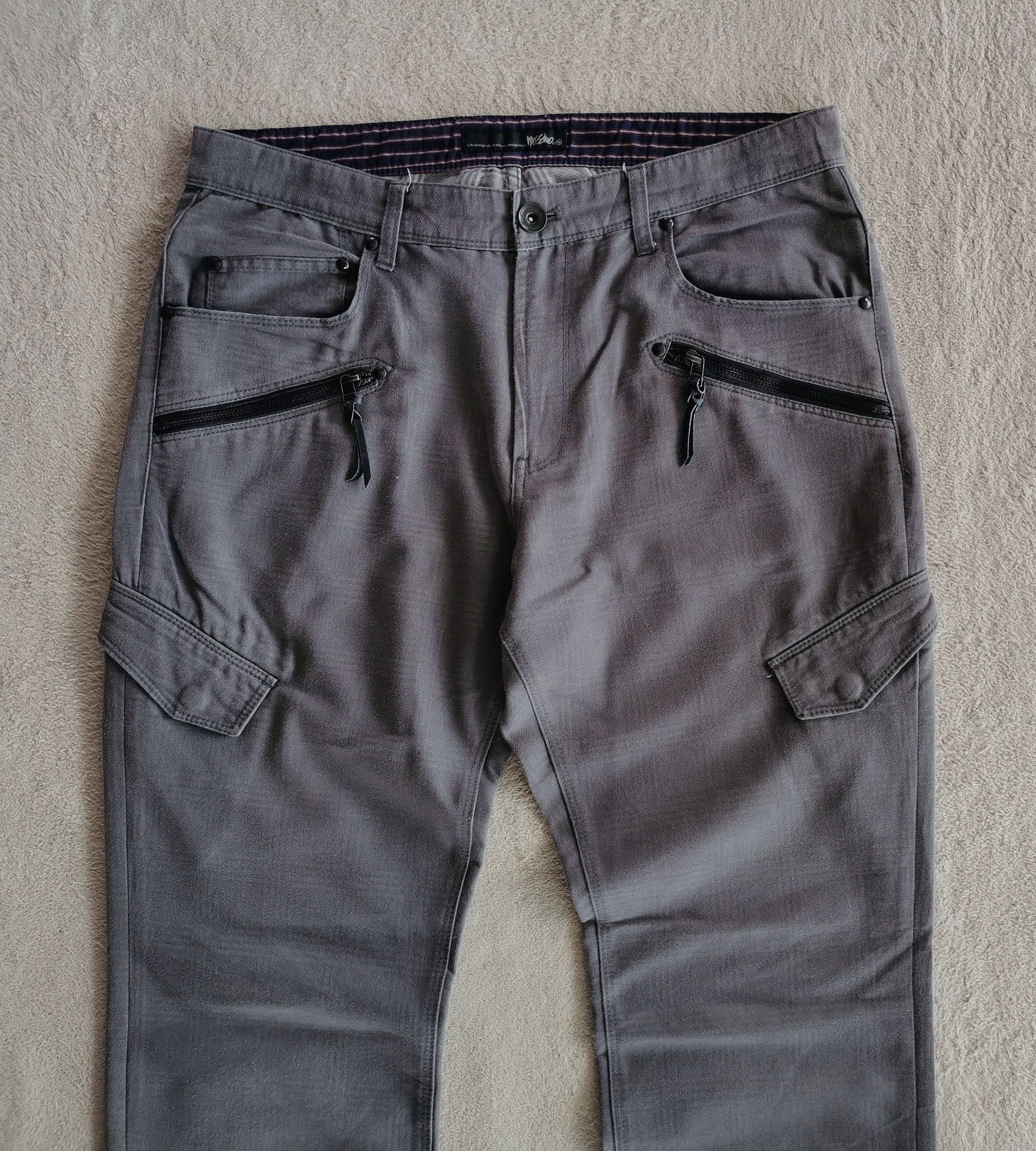 Mossimo Seditionaries Mossimo Streetwear Japan Zipper Cargo Pants Size US 34 / EU 50 - 1 Thumbnail