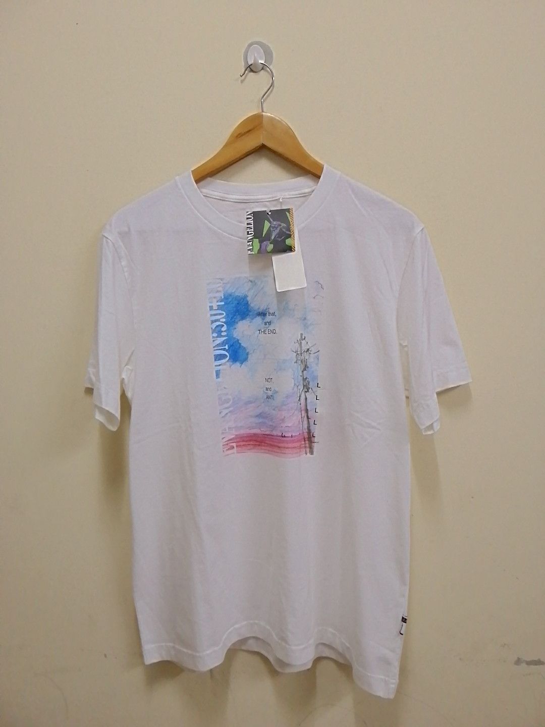 Anime Combo lot of 4pc Evangelion 3.0 t-shirt by Uniqlo/L sizes Size US L / EU 52-54 / 3 - 5 Thumbnail