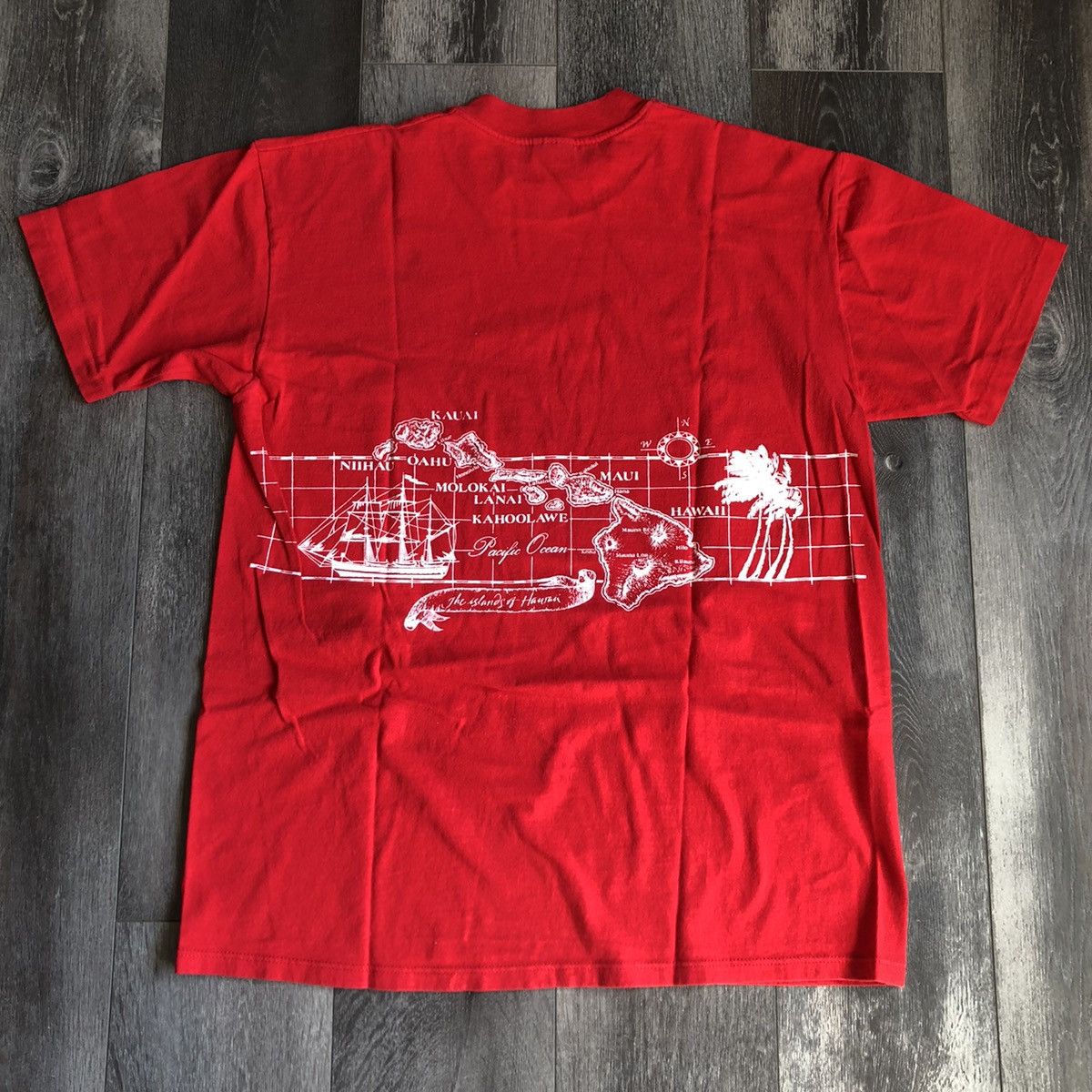 Vintage Vintage 1980s The Islands of Hawaii Double Sided Graphic Tee Size US L / EU 52-54 / 3 - 2 Thumbnail