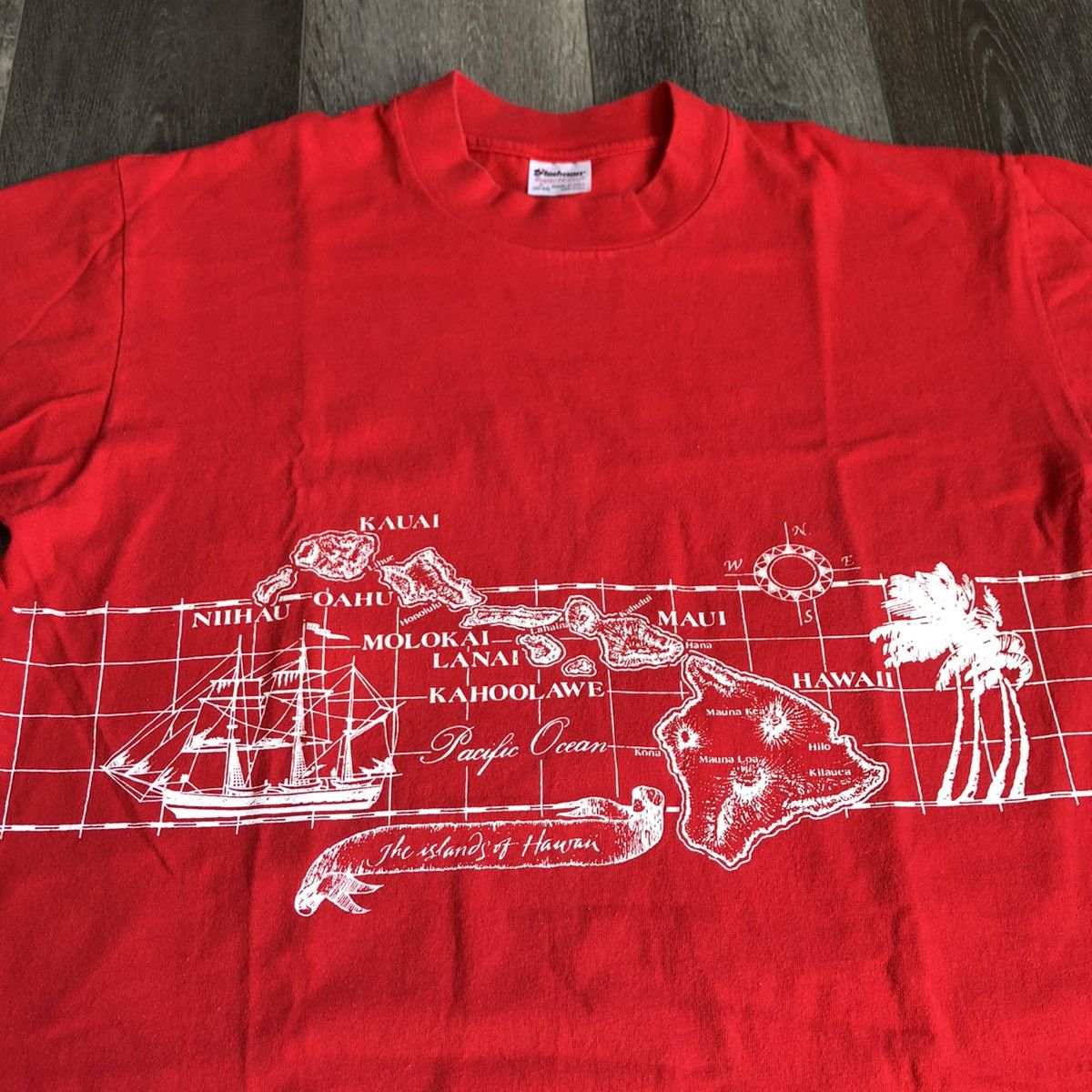 Vintage Vintage 1980s The Islands of Hawaii Double Sided Graphic Tee Size US L / EU 52-54 / 3 - 3 Thumbnail