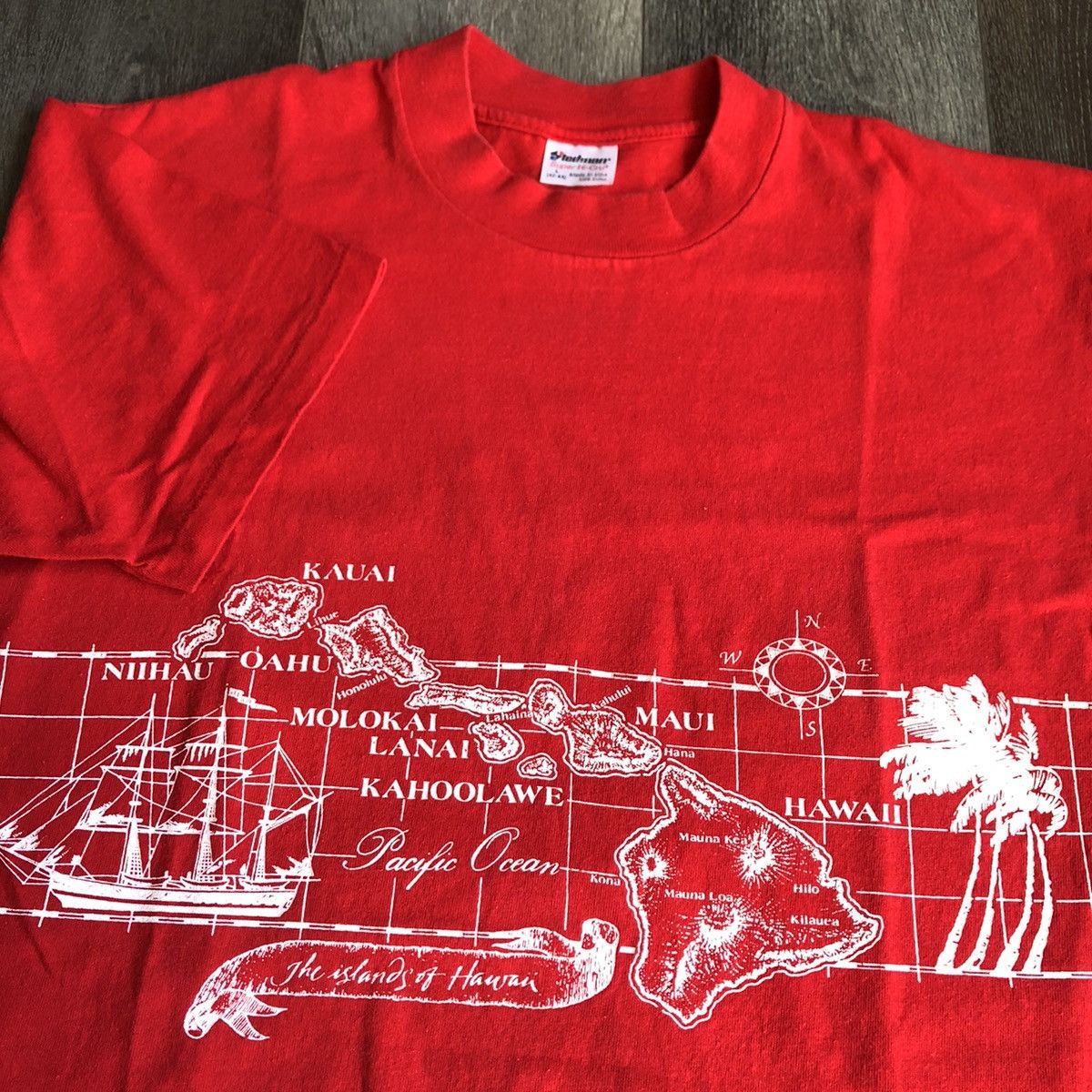 Vintage Vintage 1980s The Islands of Hawaii Double Sided Graphic Tee Size US L / EU 52-54 / 3 - 4 Thumbnail