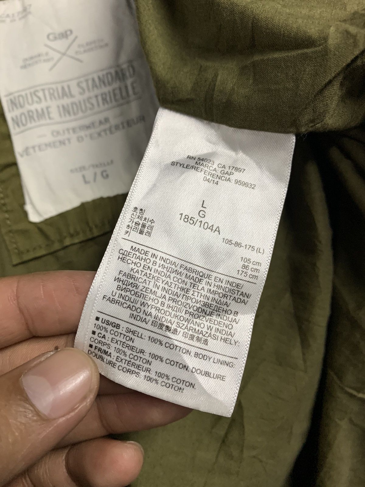 Gap × Japanese Brand Gap Hoodie Jacket Multipocket Size US L / EU 52-54 / 3 - 7 Thumbnail