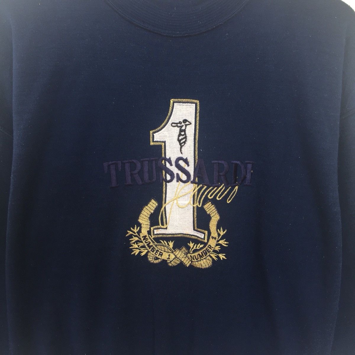 Japanese Brand × Trussardi × Vintage Vintage Trussardi Big Logo Embroidered Spell Out Size US M / EU 48-50 / 2 - 2 Thumbnail