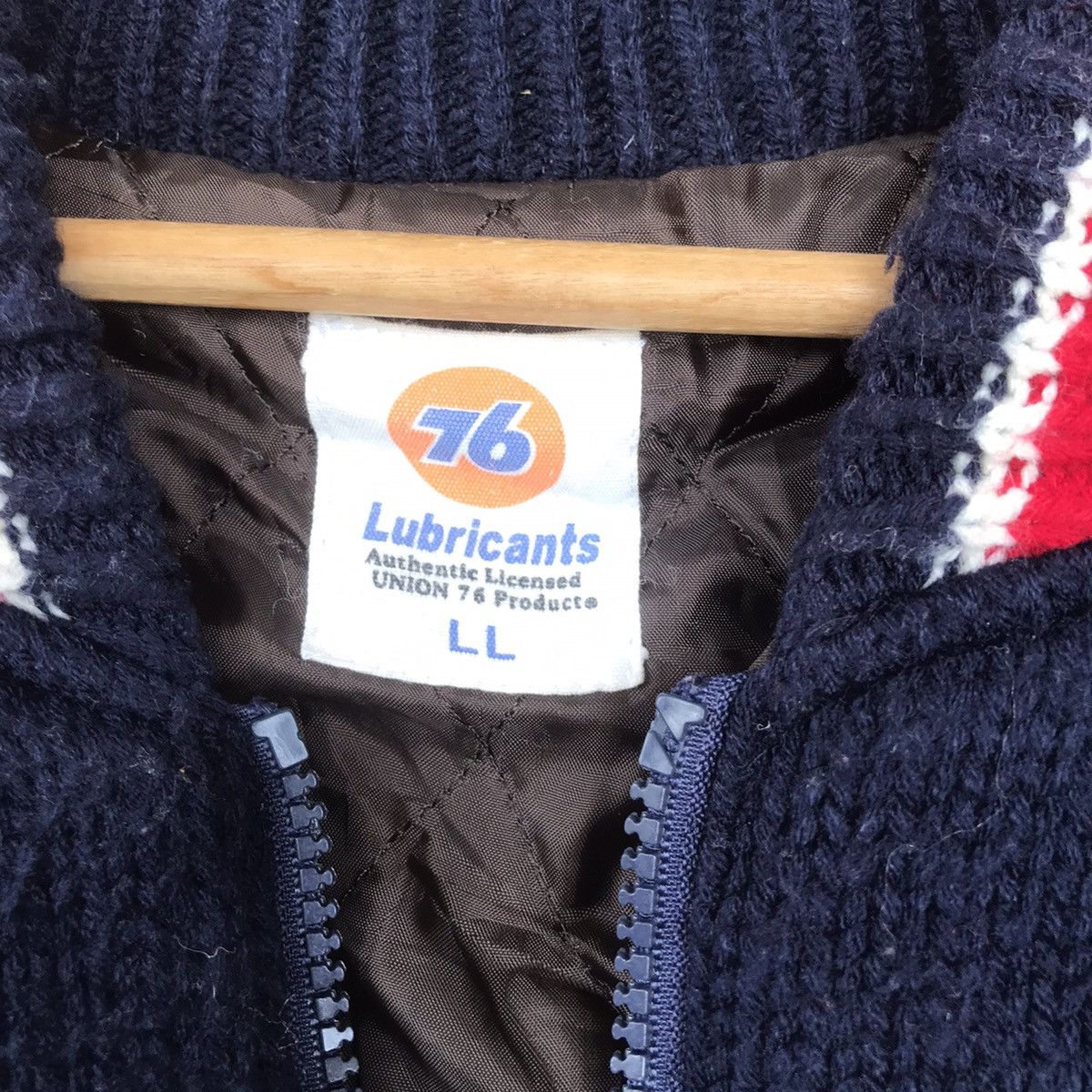 Vintage Vintage Varsity Jacket 76 Lubricant Racing Size US L / EU 52-54 / 3 - 5 Thumbnail
