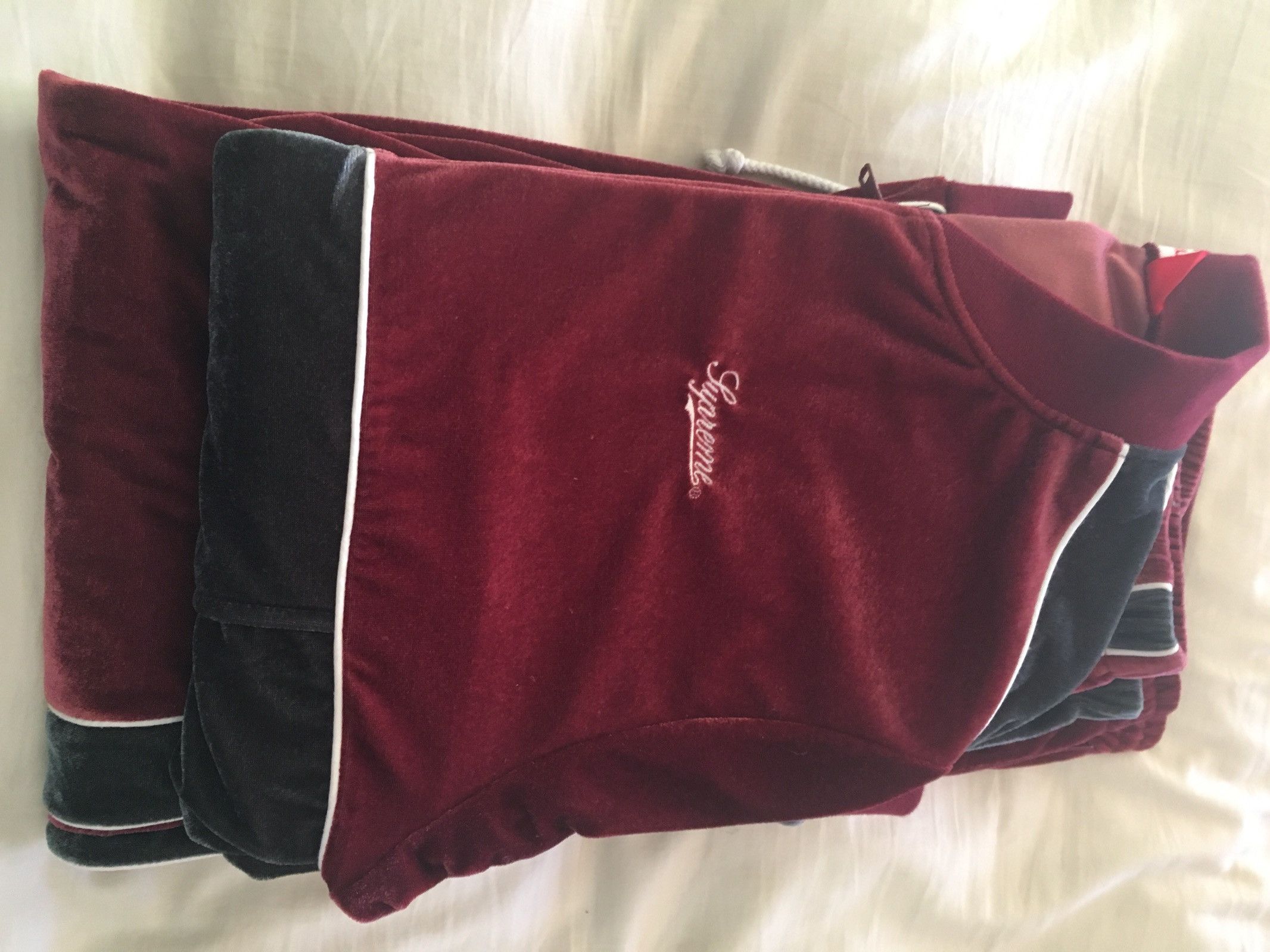 Supreme Supreme Velour Track Pants Size US 32 / EU 48 - 7 Thumbnail