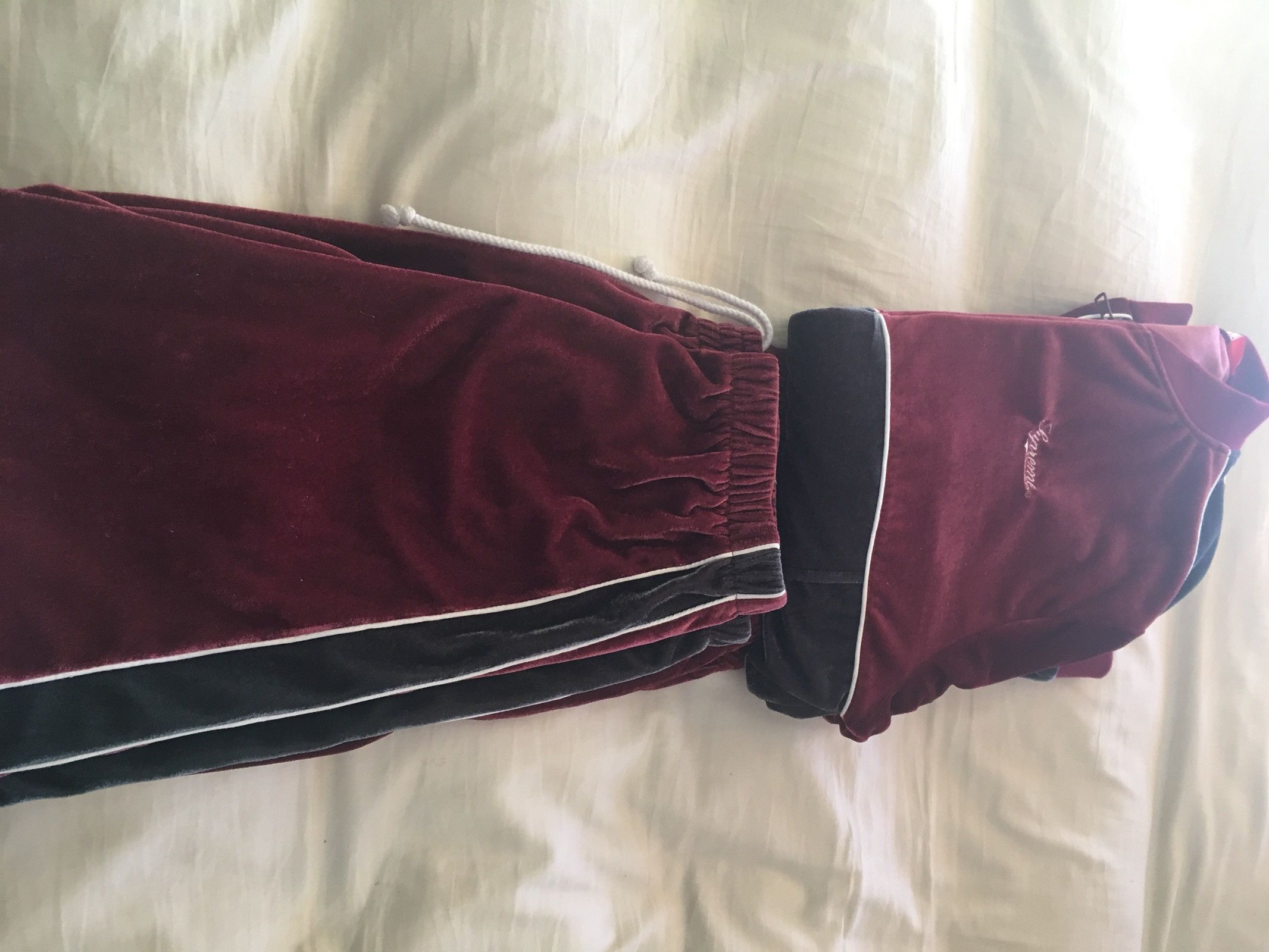Supreme Supreme Velour Track Pants Size US 32 / EU 48 - 6 Thumbnail