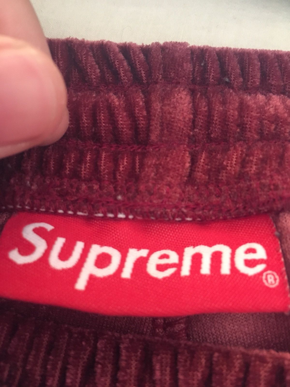 Supreme Supreme Velour Track Pants Size US 32 / EU 48 - 2 Thumbnail
