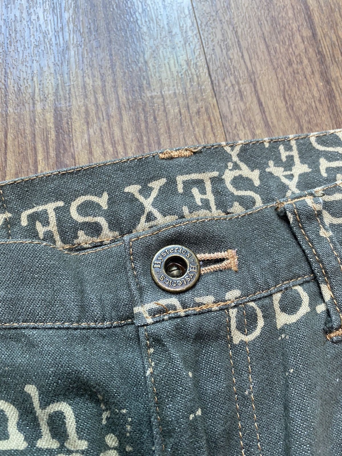 SS99 Hysteric Glamour Fuck Sex Bitch XXX Denim Pants