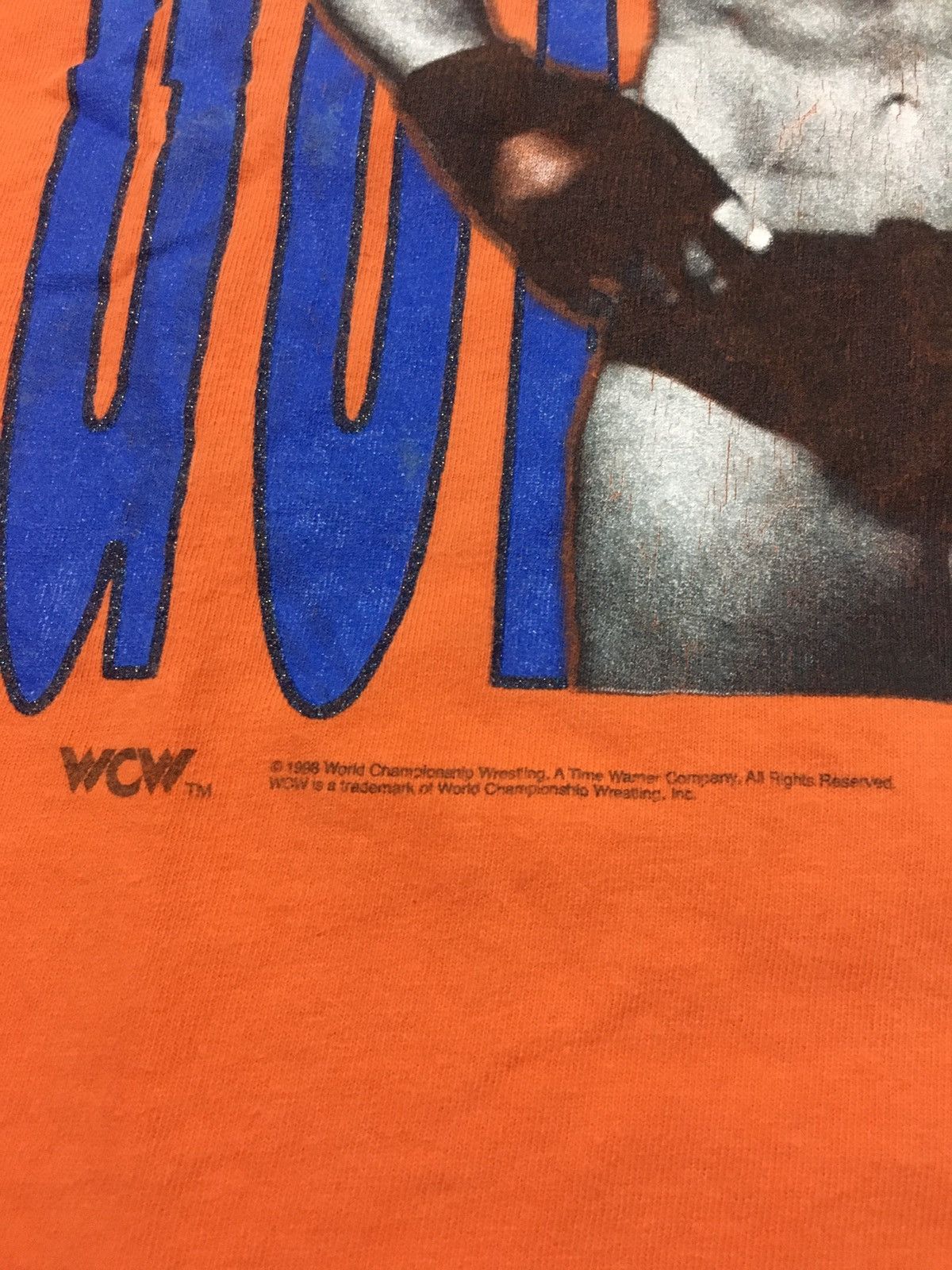 Vintage Vintage 1998 Wrestling Goldberg Wcw Wwf Wwe Tshirt Orange M Size US M / EU 48-50 / 2 - 4 Thumbnail