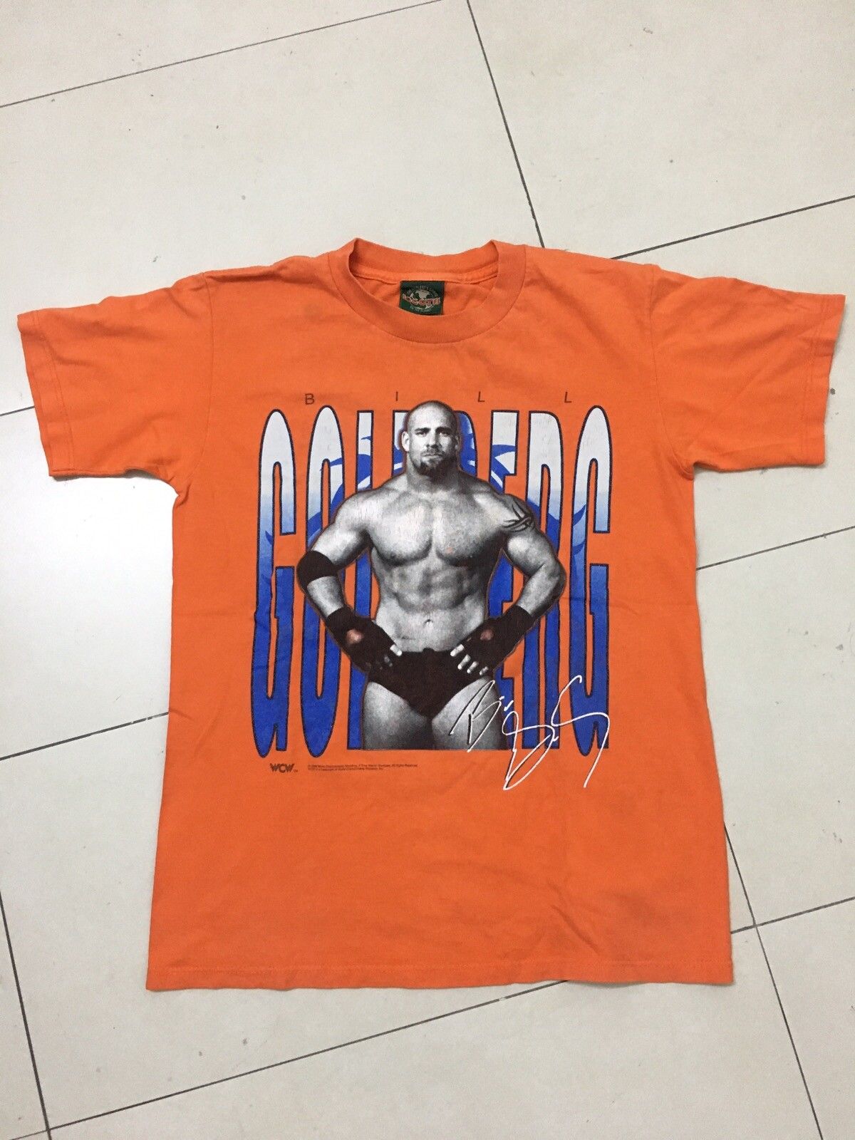 Vintage Vintage 1998 Wrestling Goldberg Wcw Wwf Wwe Tshirt Orange M Size US M / EU 48-50 / 2 - 1 Preview