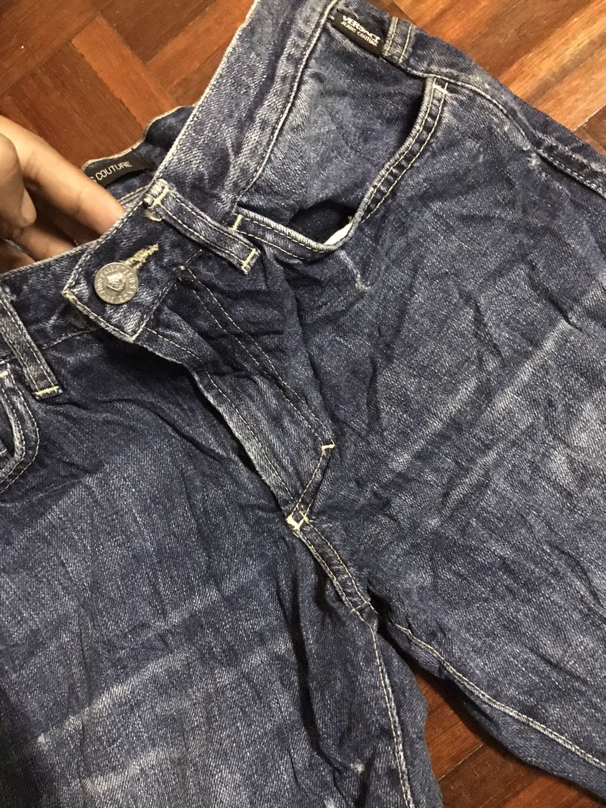 Tornado Mart × Versace Jeans Couture Versace flare jeans boot cut made In Italy Size US 29 - 3 Thumbnail