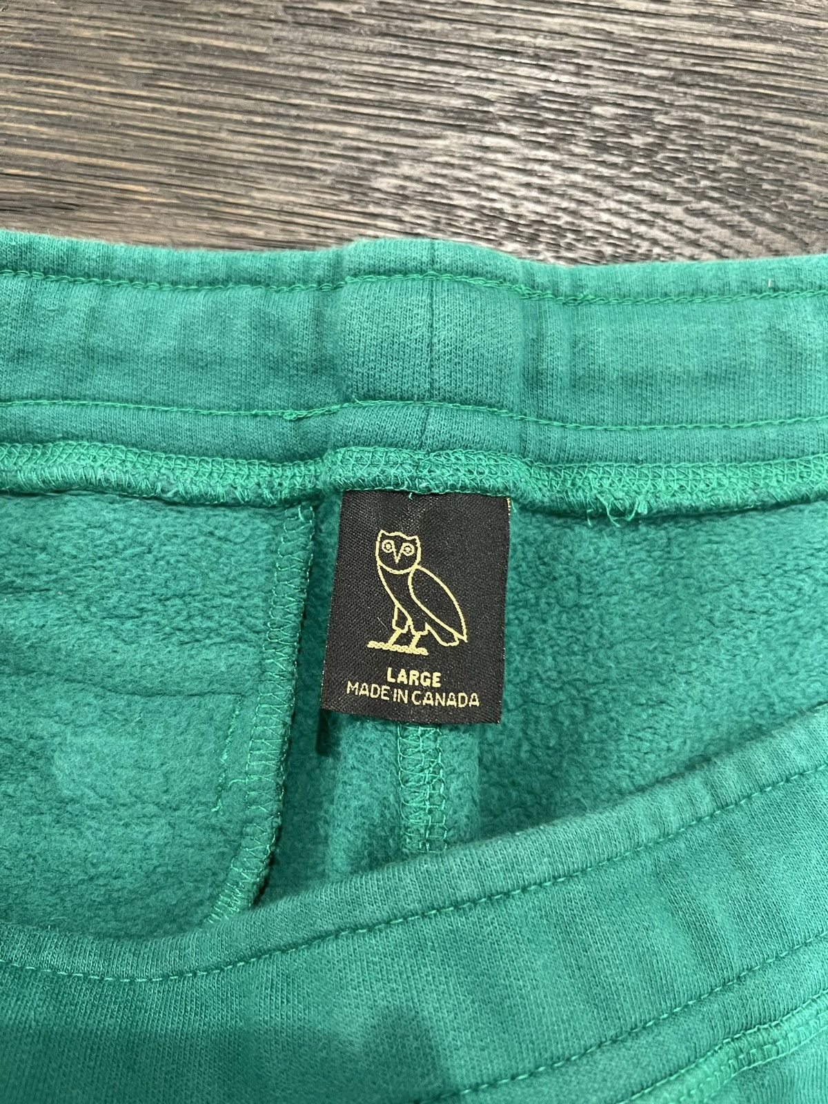 Drake × October's Very Own Size L / OVO Runner Reflective Sweatpants - Forrest Green Size US 33 - 4 Thumbnail