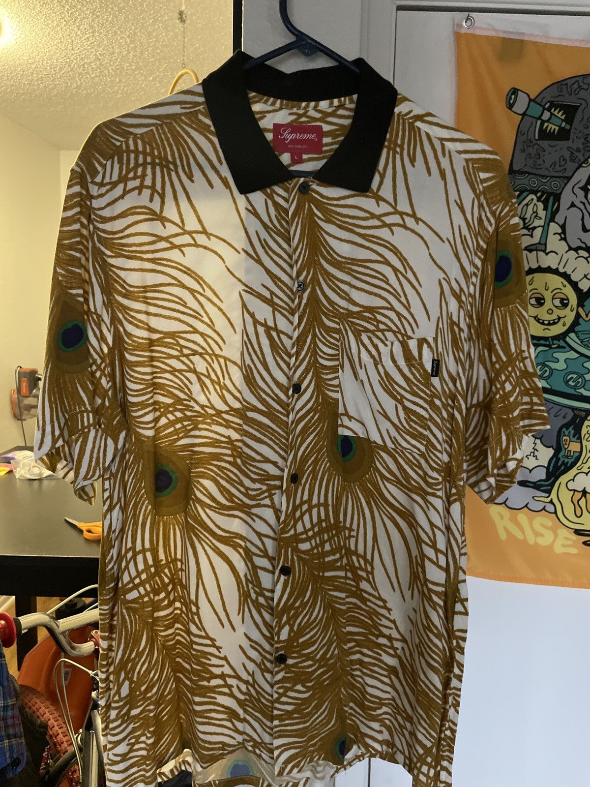 Supreme Peacock button-up | Grailed