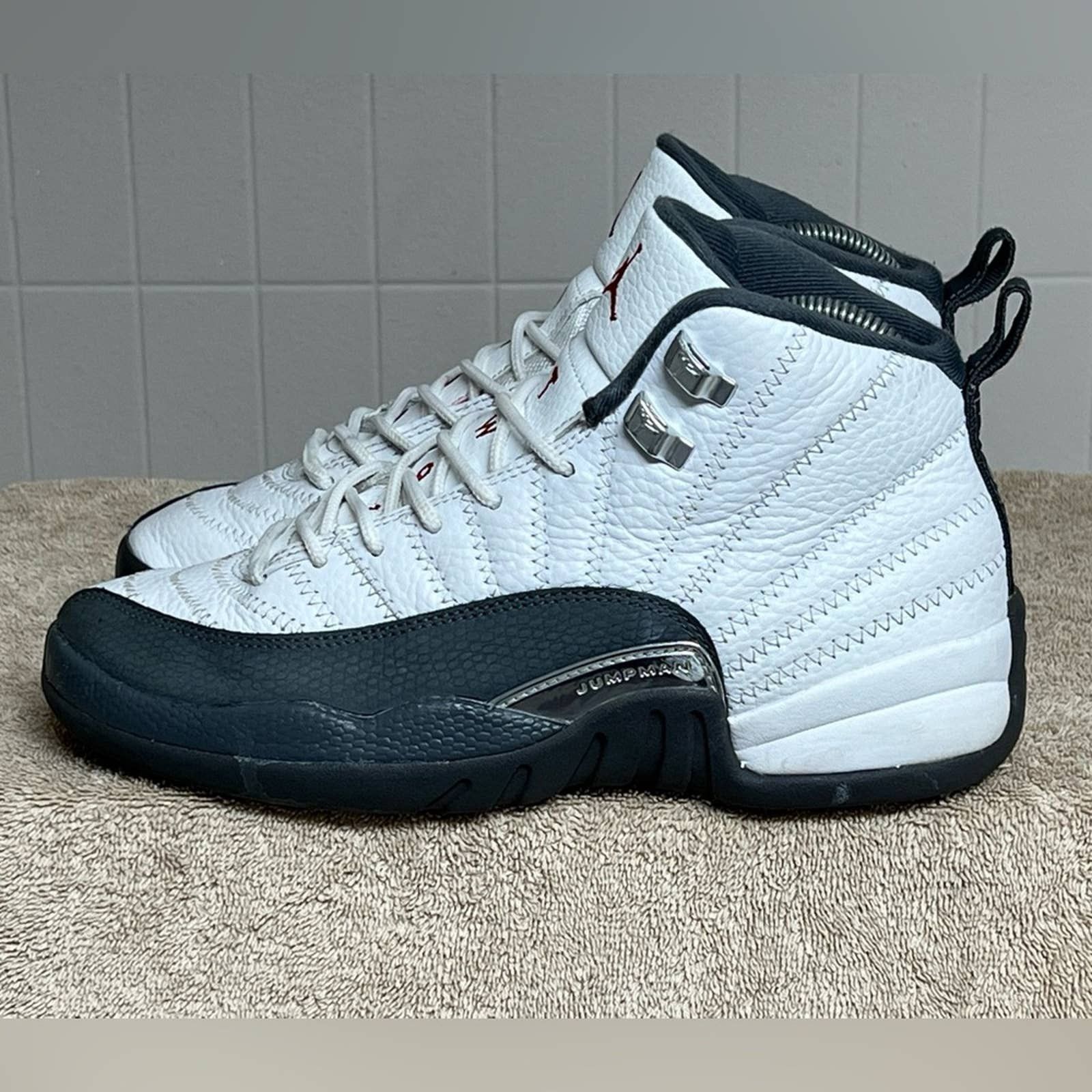 Nike Air Jordan Retro 12 XII GS Grey Shoes Size 6.5Y WOMEN 8