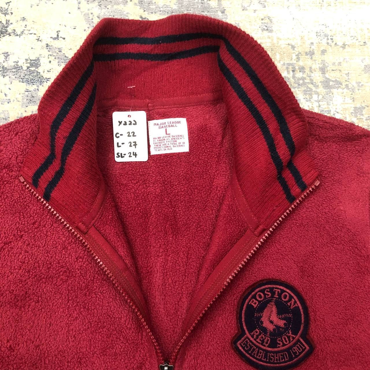 MLB × Uniqlo Y222 Major League Baseball MLB BOSTON RED SOX FLEECE JACKET Size US L / EU 52-54 / 3 - 6 Thumbnail