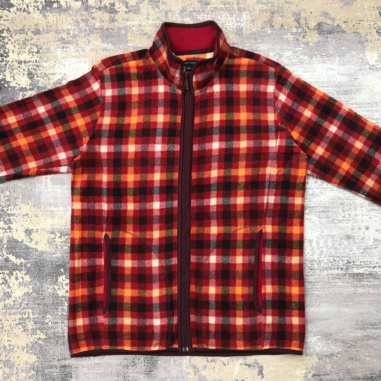 Uniqlo Y223 UniQlo Micro Fleece TARTAN JACKET Size US L / EU 52-54 / 3 - 2 Thumbnail