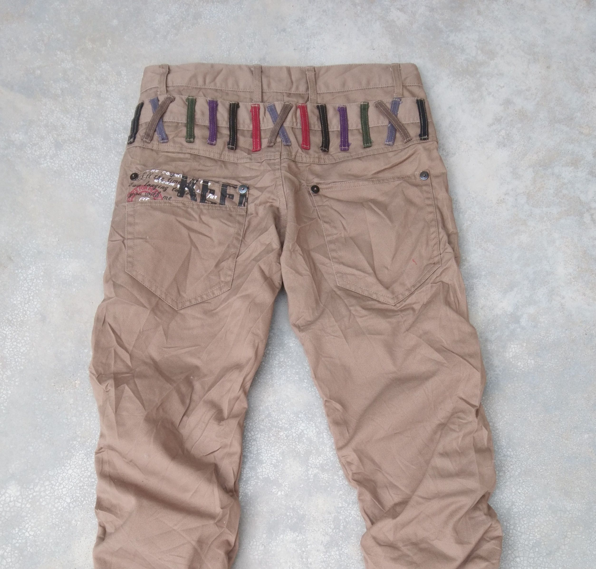 Japanese Brand Avant Garde Style Double Waist Retro Punk Pants 30x32 Size US 30 / EU 46 - 3 Thumbnail