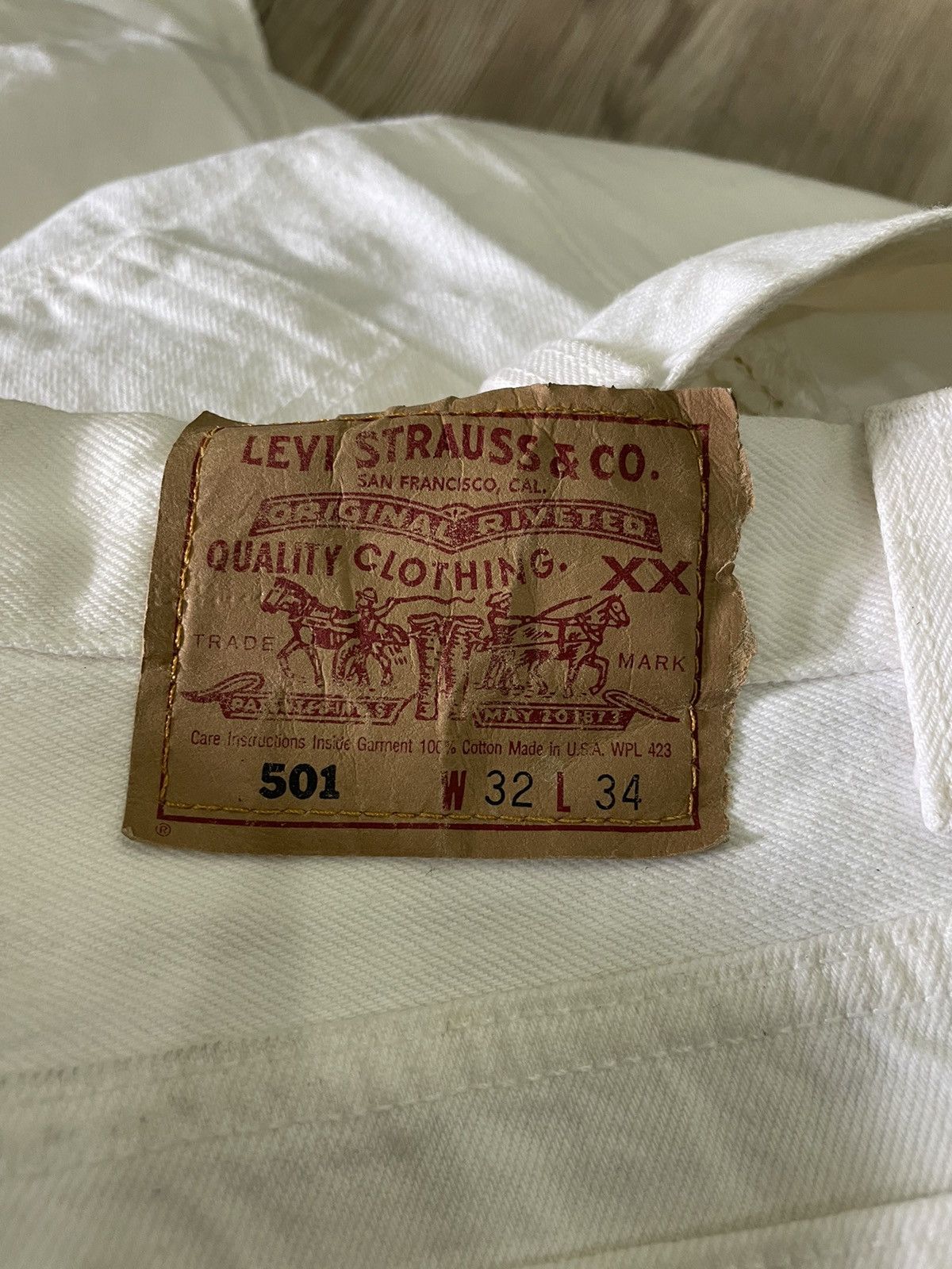 Levi's Vintage Clothing Vintage 90s Levi’s 501 Jeans Size US 30 / EU 46 - 21 Thumbnail