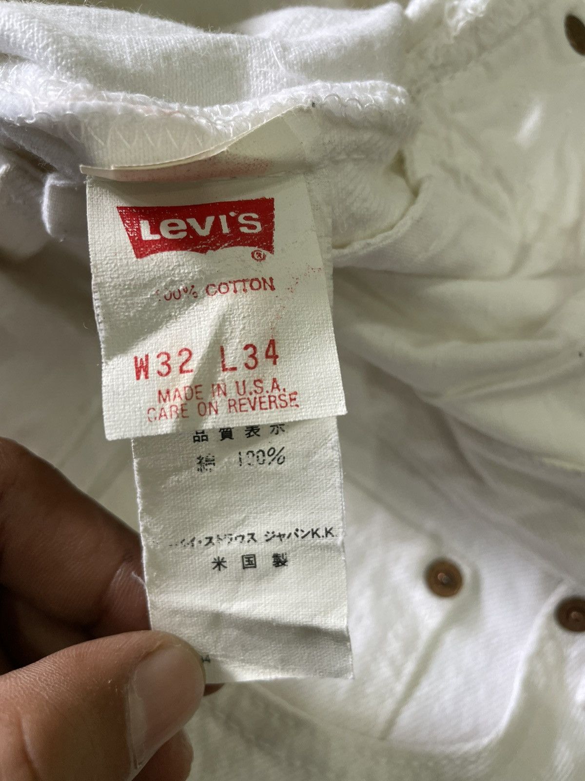 Levi's Vintage Clothing Vintage 90s Levi’s 501 Jeans Size US 30 / EU 46 - 22 Thumbnail