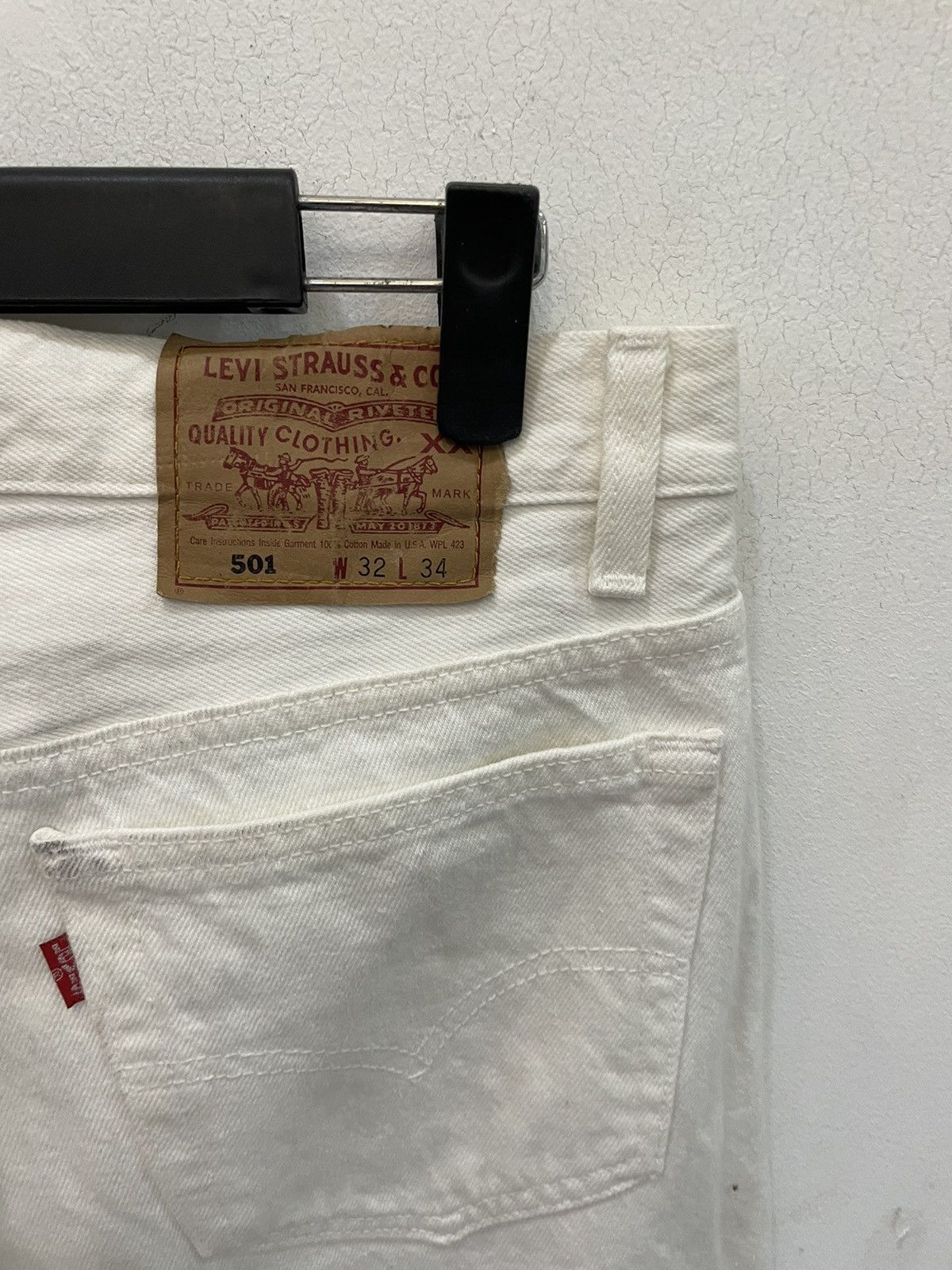 Levi's Vintage Clothing Vintage 90s Levi’s 501 Jeans Size US 30 / EU 46 - 12 Thumbnail
