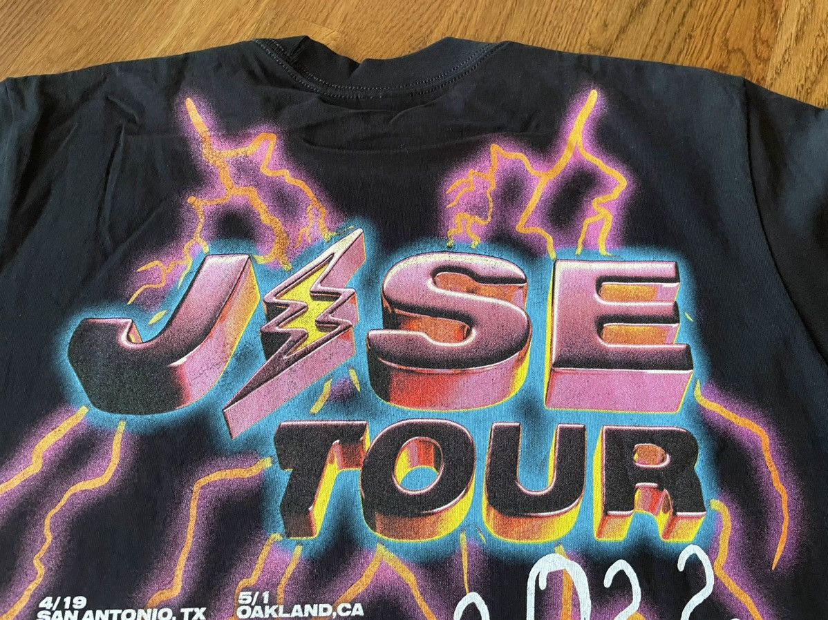 J Balvin × Takashi Murakami × Vintage Small Thunder Smile Tee Jose Tour 2022 1 2 Black ABC Shirt Size US S / EU 44-46 / 1 - 10 Thumbnail