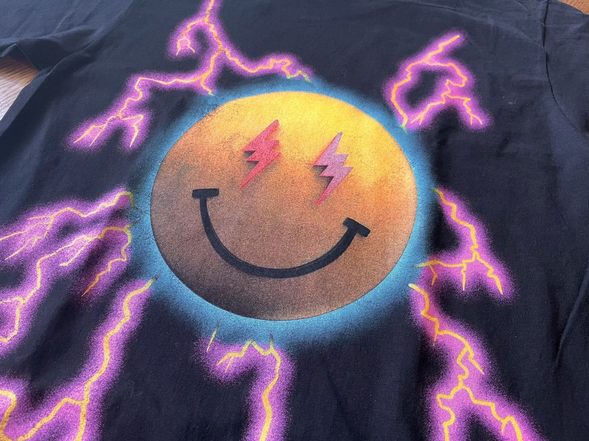J Balvin × Takashi Murakami × Vintage Small Thunder Smile Tee Jose Tour 2022 1 2 Black ABC Shirt Size US S / EU 44-46 / 1 - 13 Thumbnail