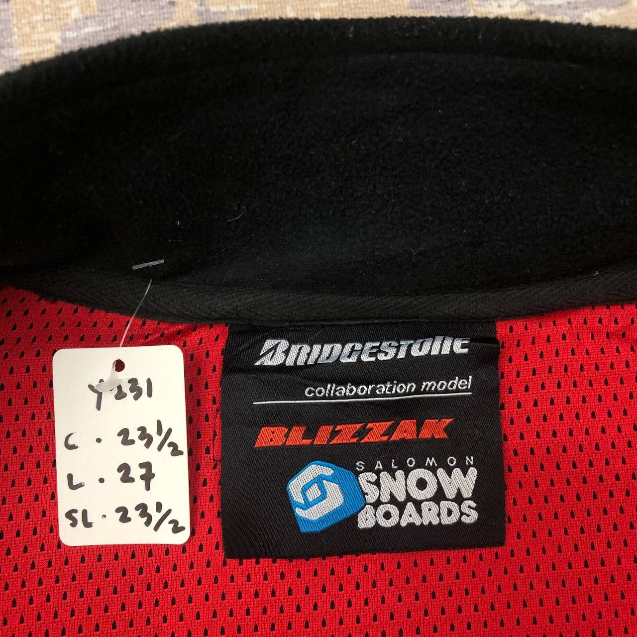 Salomon Y231 Bridgestone x BLIZZAK x Salomon SnowBoard FLEECE JACKET Size US L / EU 52-54 / 3 - 11 Thumbnail