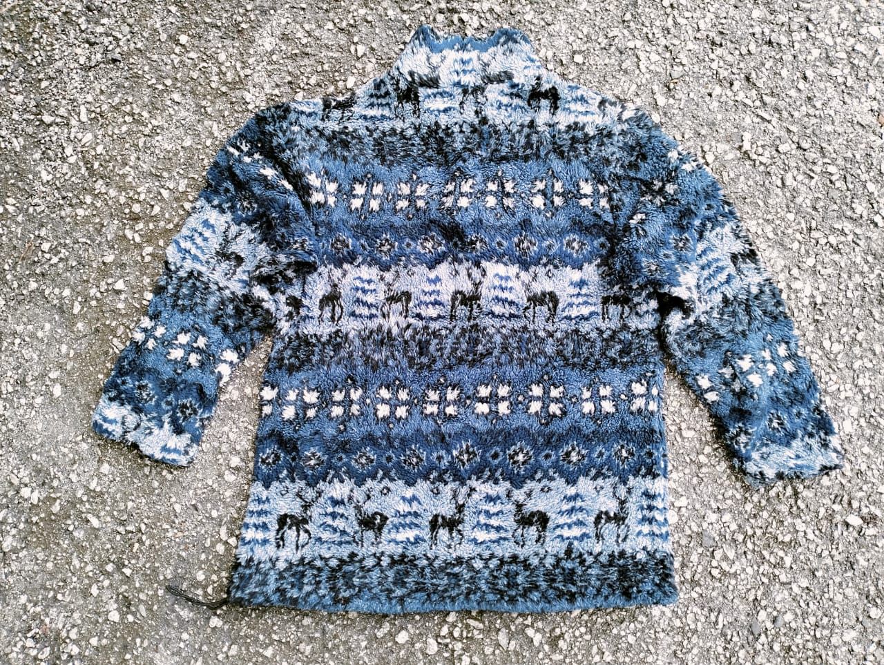 Native × Vintage Vintage Woolrich Half Zipper Native Deep Pile Fleece Jacket Size US L / EU 52-54 / 3 - 2 Thumbnail
