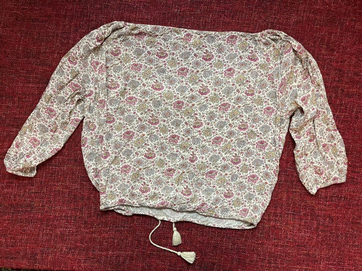 Denim & Supply Ralph Lauren × Polo Ralph Lauren × Ralph Lauren Ralph Lauren boho line floral printed blouse Size S / US 4 / IT 40 - 4 Thumbnail
