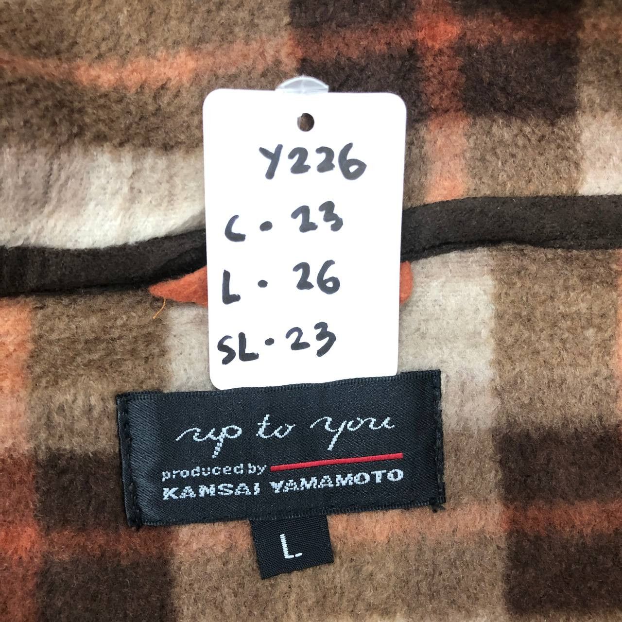 Kansai Yamamoto Y226 Up To You By Kansai Yamamoto FLEECE JACKET Size US L / EU 52-54 / 3 - 9 Thumbnail