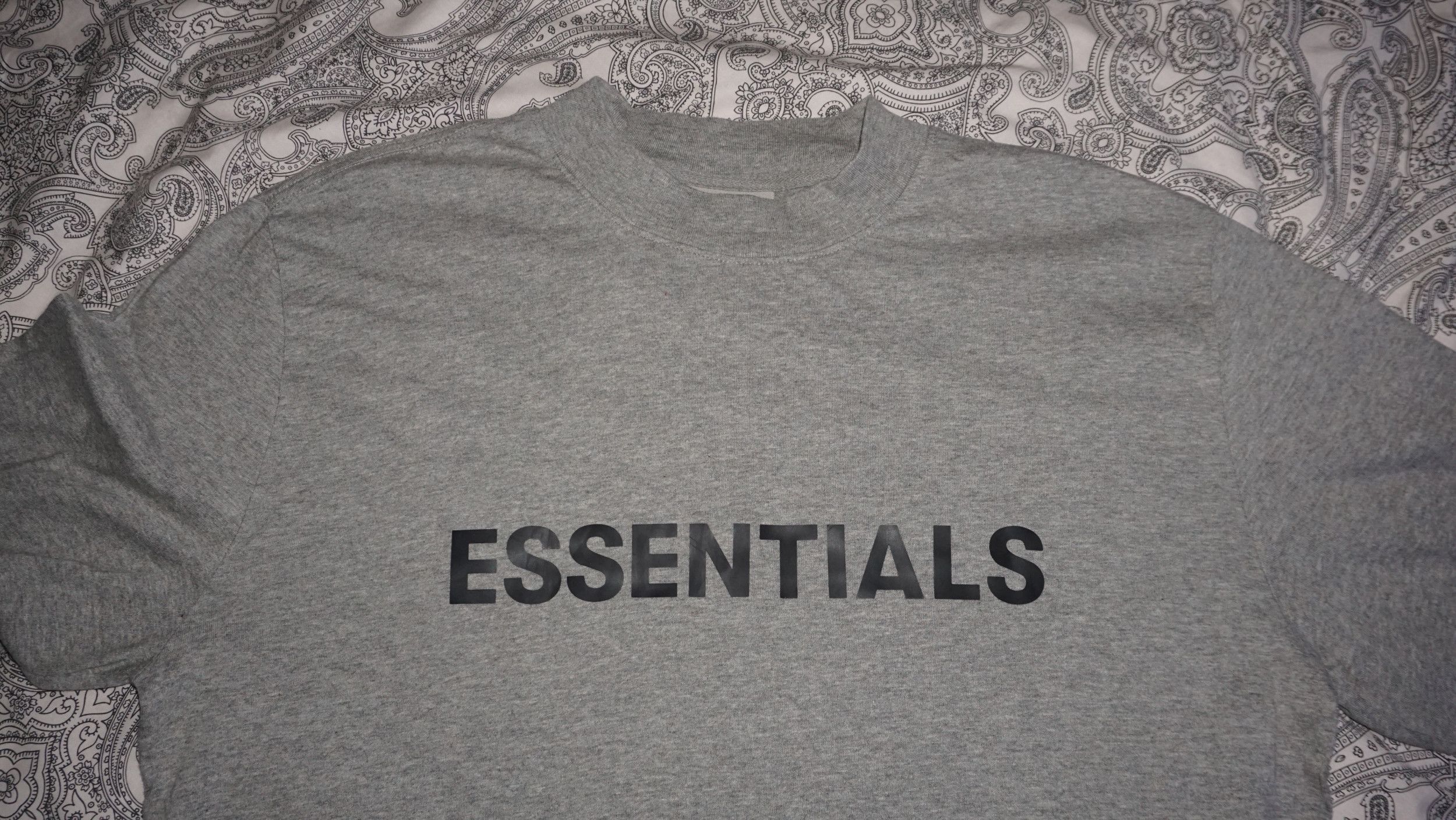 Essentials × Fear of God Fear of God Essentials Big Logo Longsleeve Size US L / EU 52-54 / 3 - 3 Thumbnail