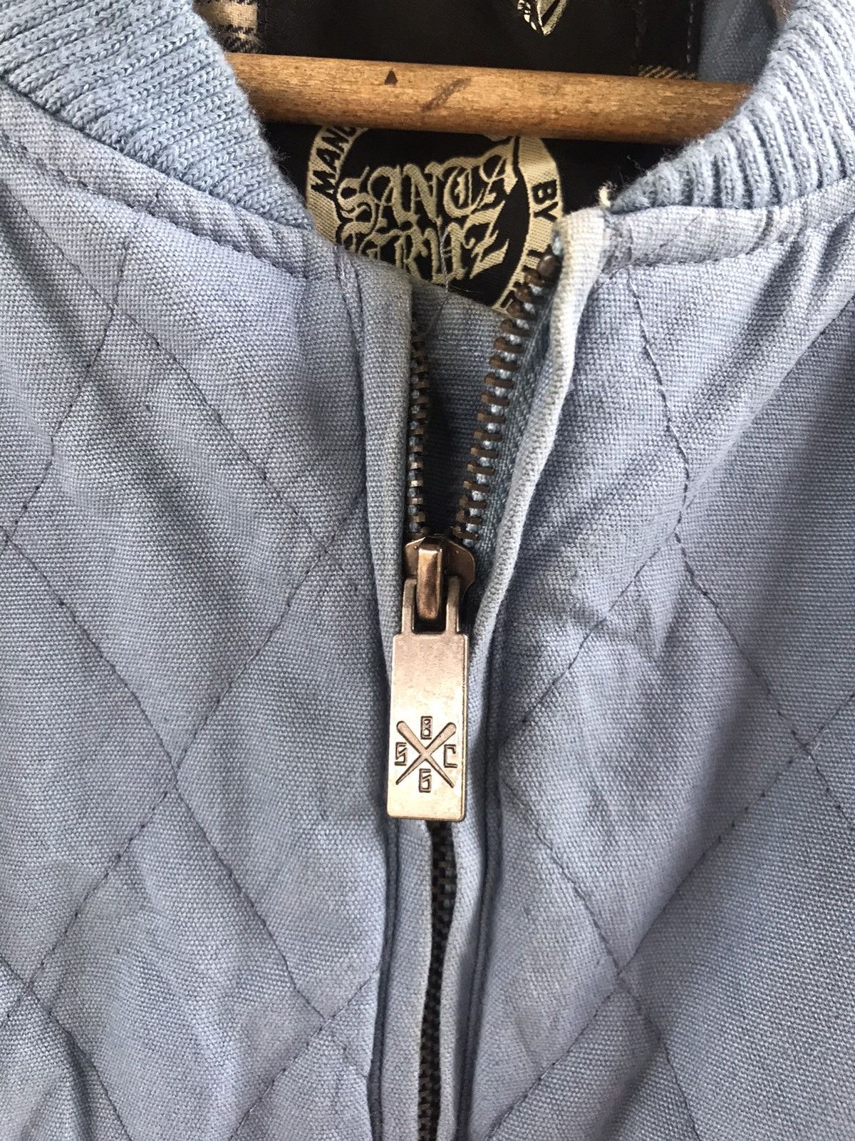 Santa Cruz Skateboards × Vintage RARE SANTA CRUZ JACKET BOMBER STYLE Size US M / EU 48-50 / 2 - 7 Thumbnail