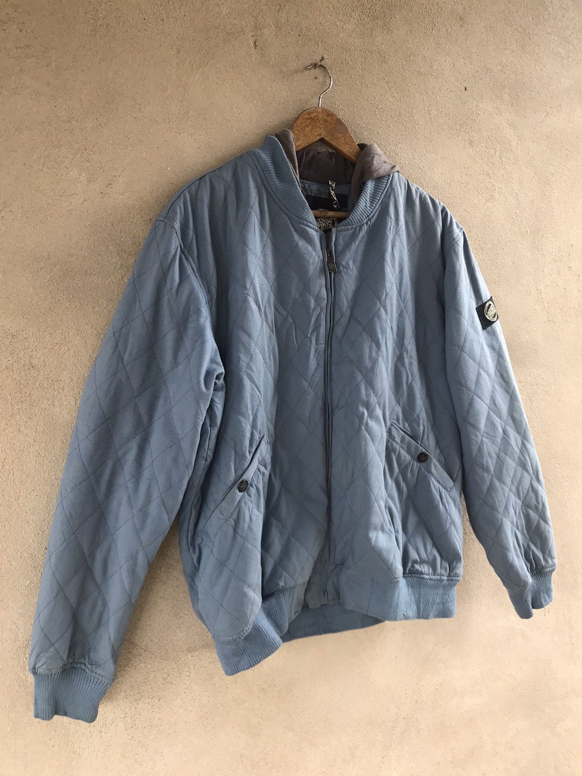 Santa Cruz Skateboards × Vintage RARE SANTA CRUZ JACKET BOMBER STYLE Size US M / EU 48-50 / 2 - 4 Thumbnail