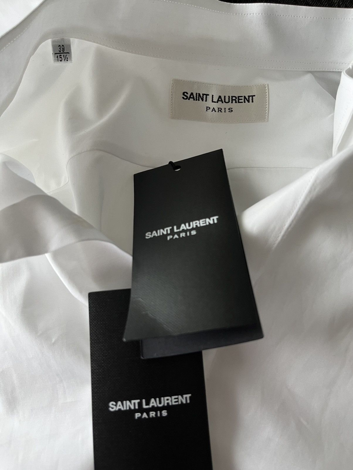 Hedi Slimane × Saint Laurent Paris × Yves Saint Laurent Extremely Rare 2015-2016 SLP by Hedi Tux Shirt Brand New Size US S / EU 44-46 / 1 - 5 Thumbnail