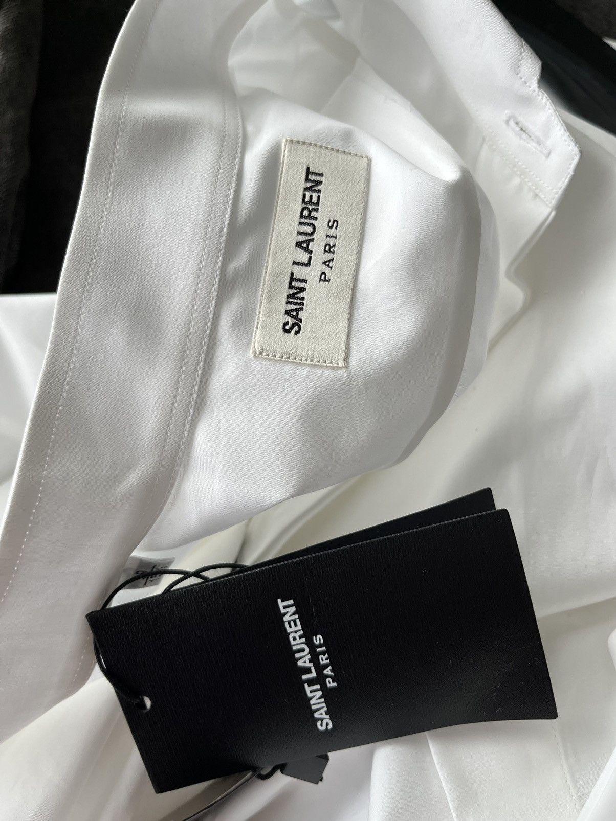 Hedi Slimane × Saint Laurent Paris × Yves Saint Laurent Extremely Rare 2015-2016 SLP by Hedi Tux Shirt Brand New Size US S / EU 44-46 / 1 - 6 Thumbnail